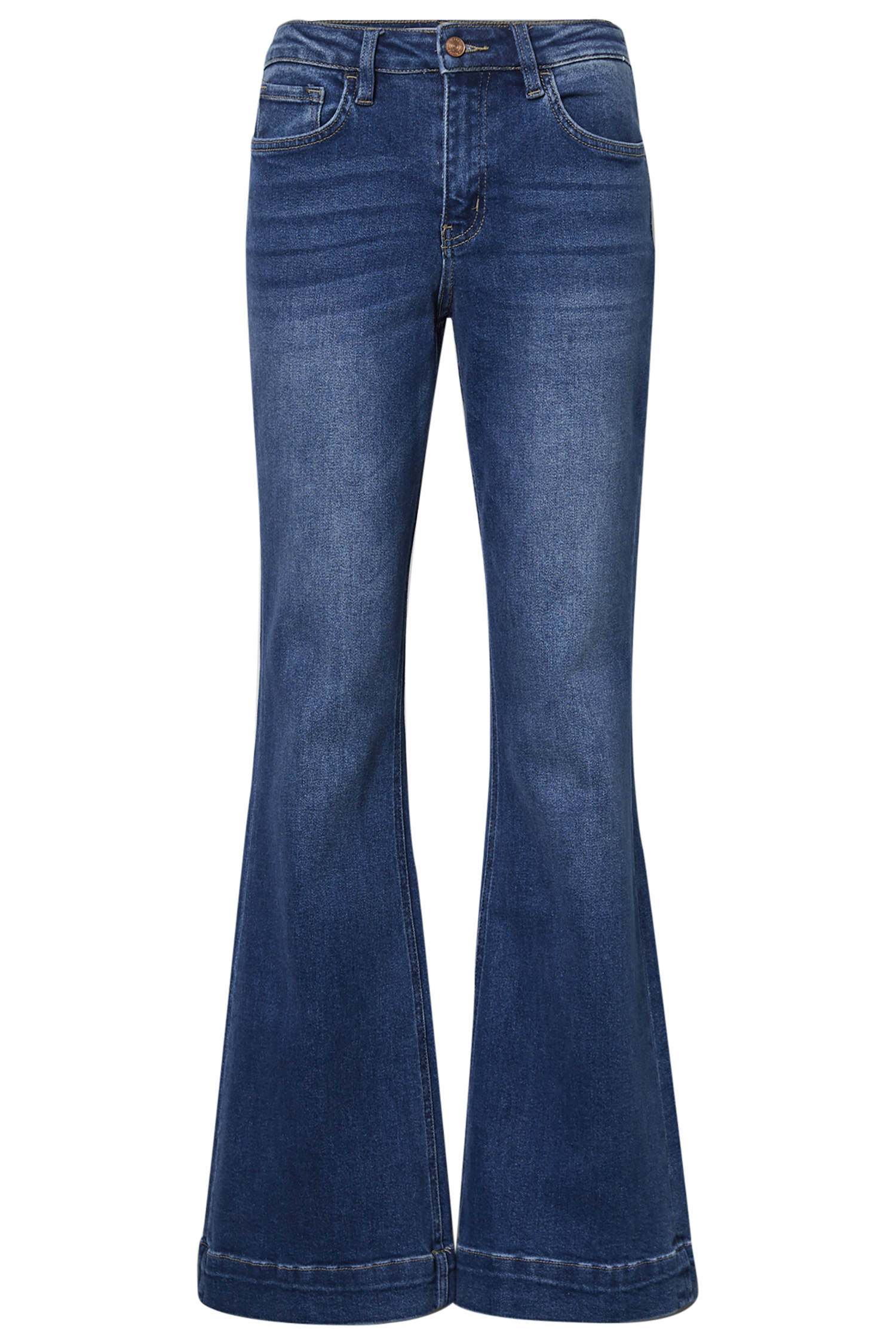 High Rise Flare Denim