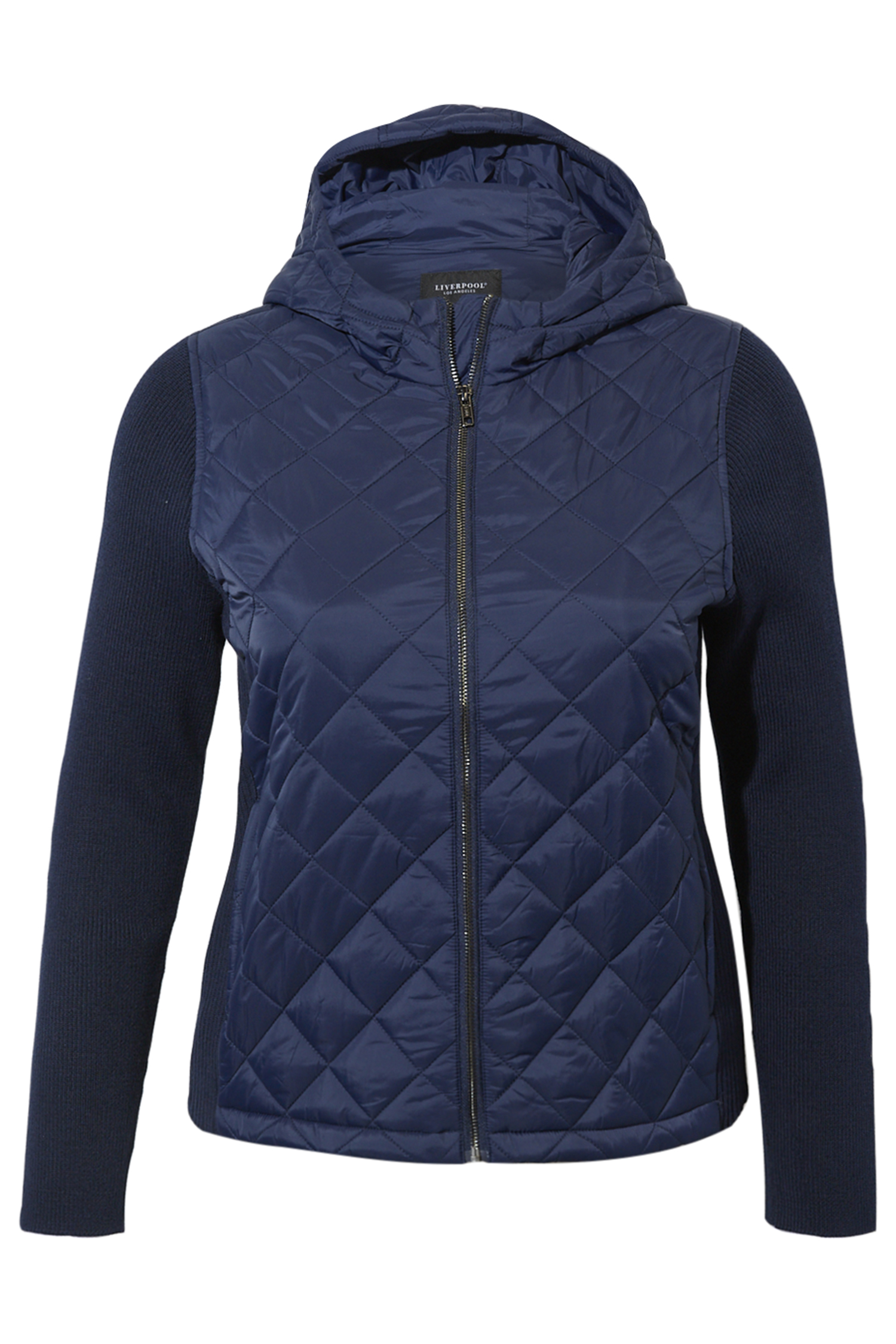 Liverpool Quilted Front Hooded Jacket