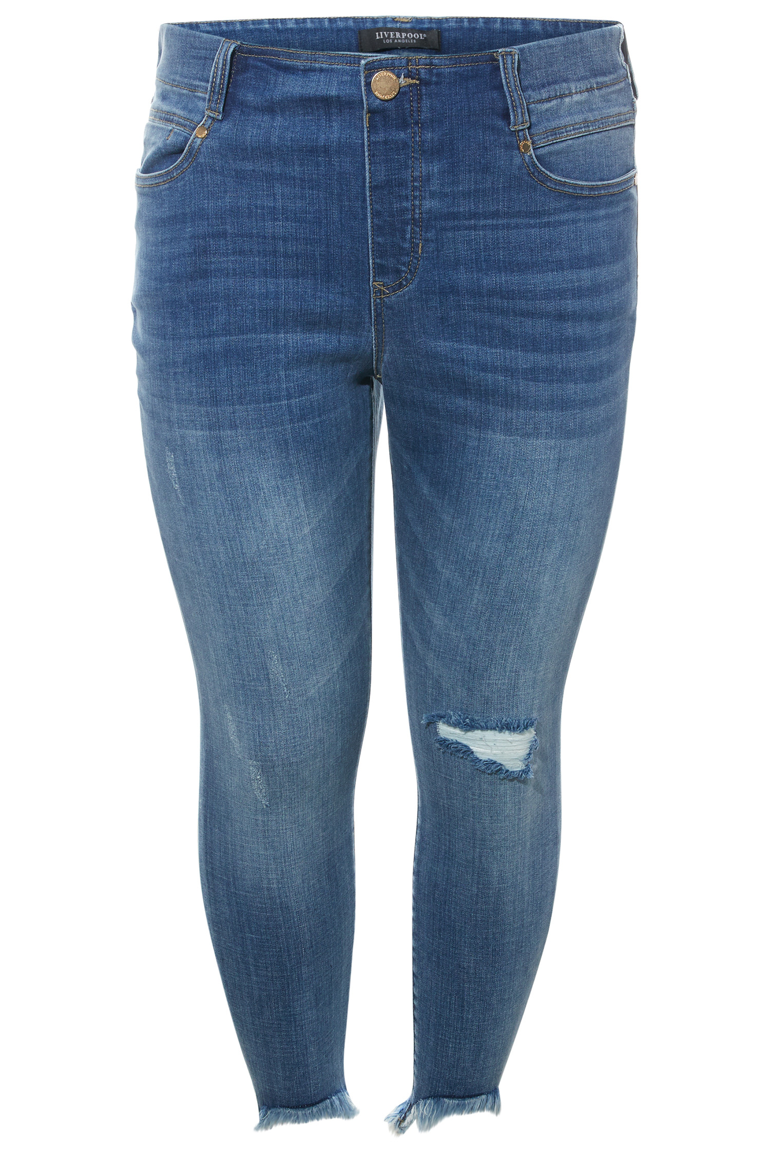 Liverpool Gia Glider Curved Fray Hem