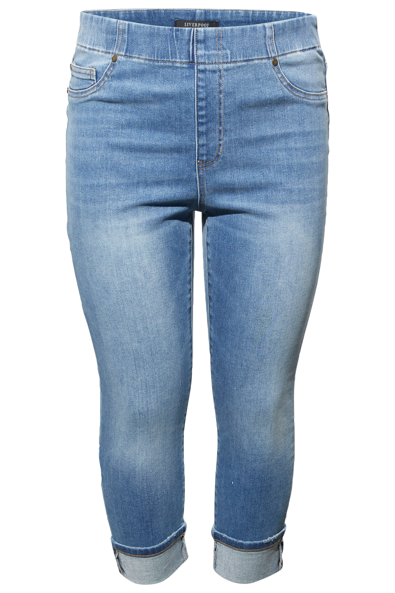 Liverpool Pull On Ankle Jean
