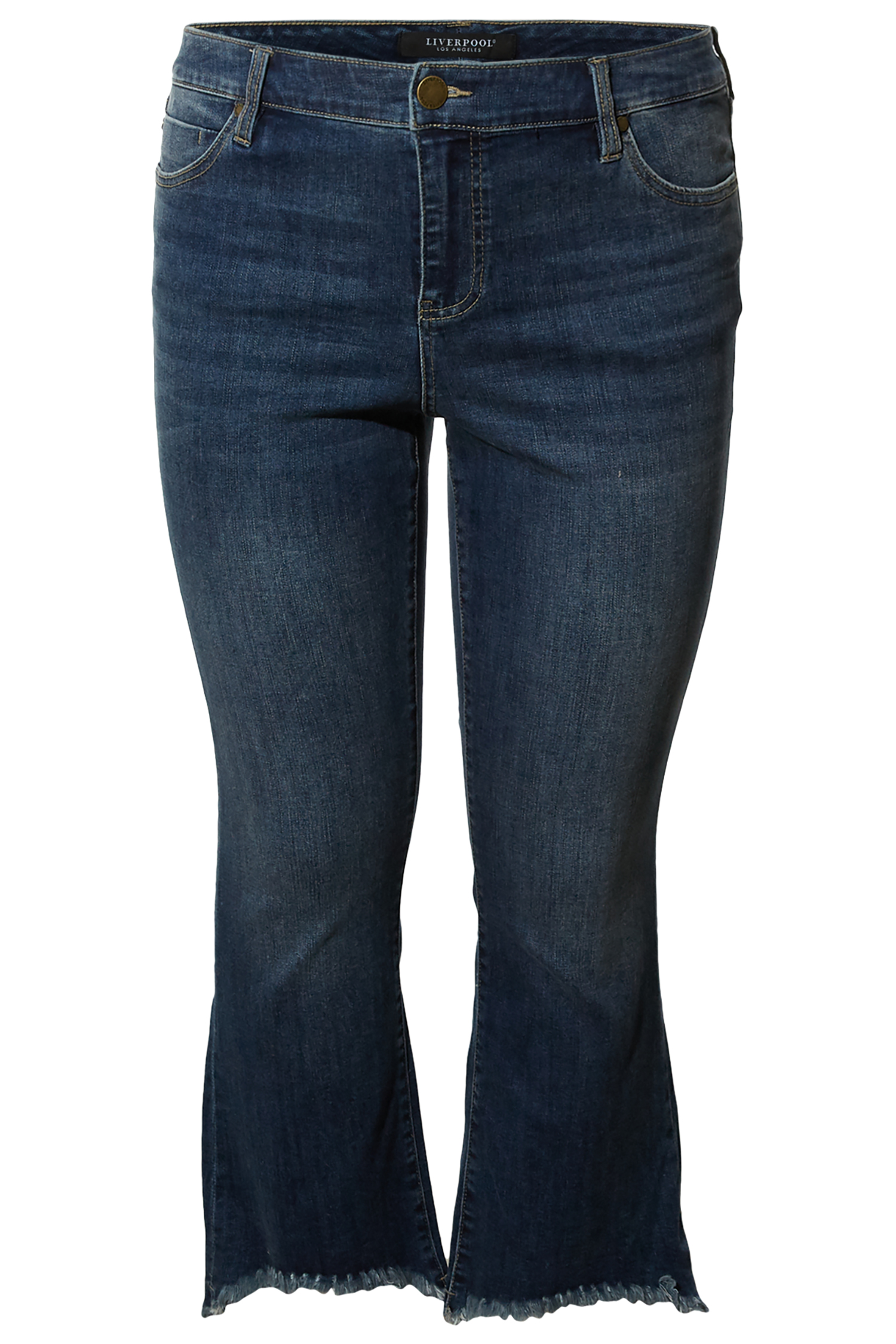 Liverpool Fray Hem Straight Leg