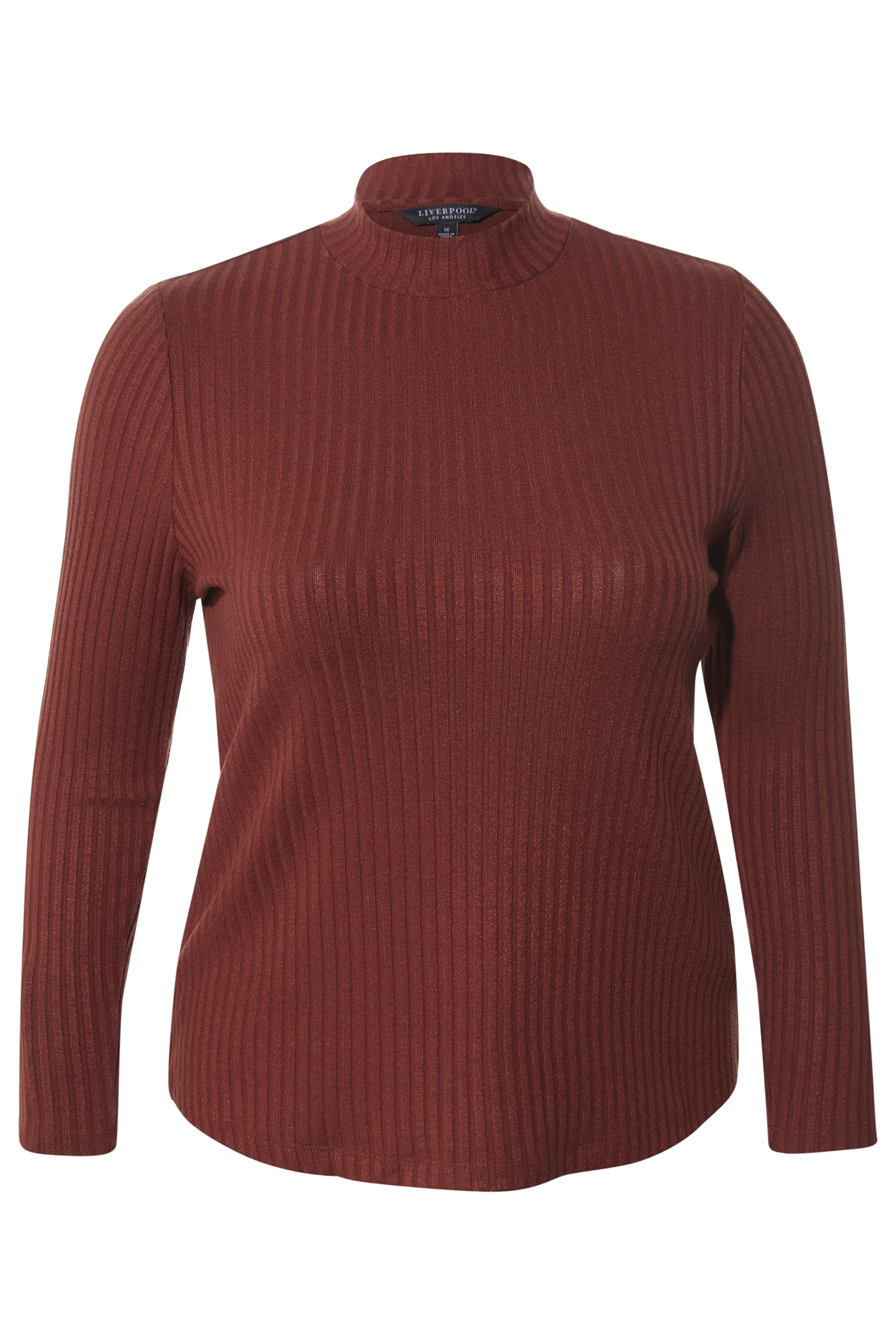 Liverpool Mock Neck Long Sleeve