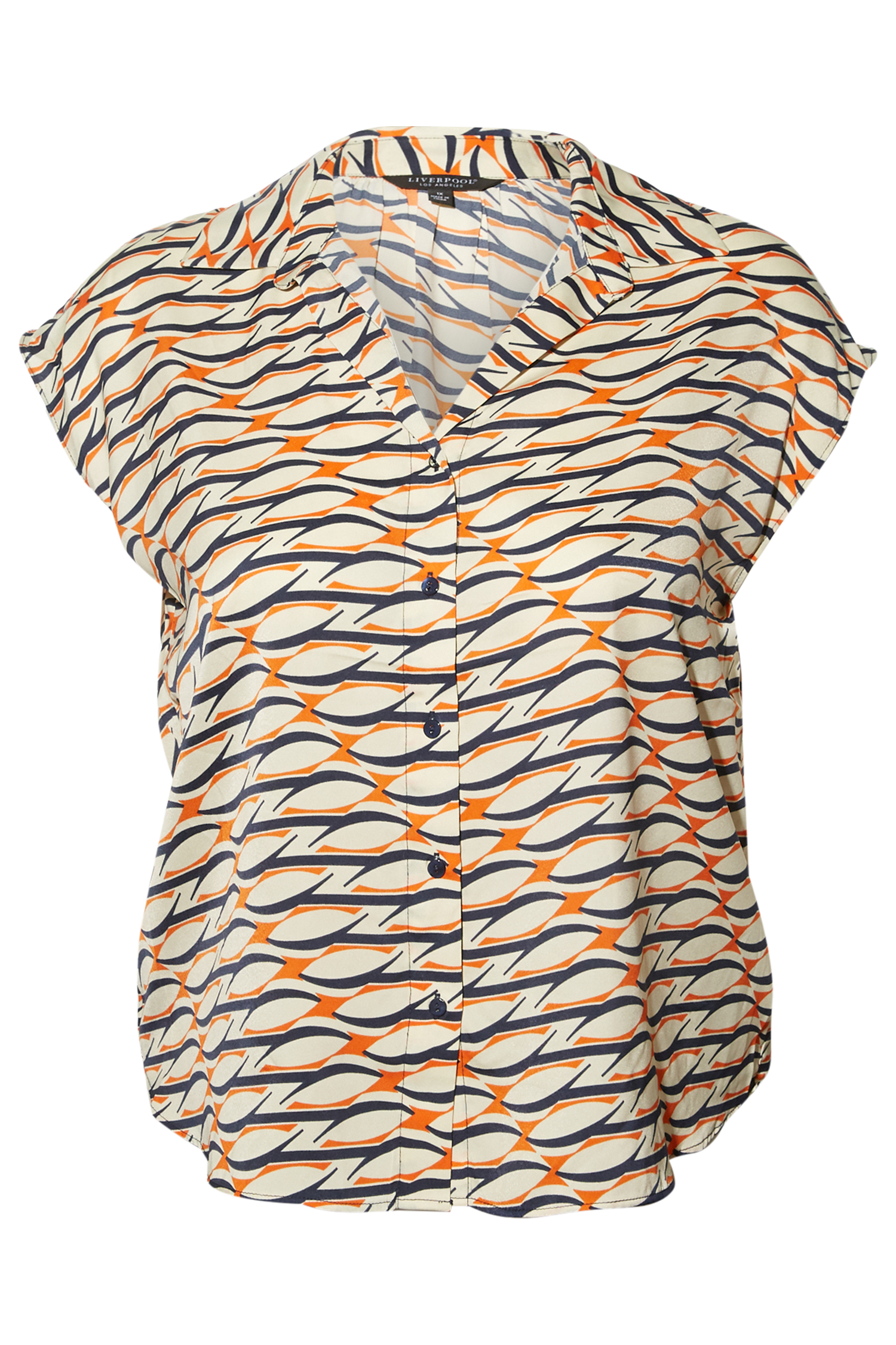 Liverpool Printed Button Up