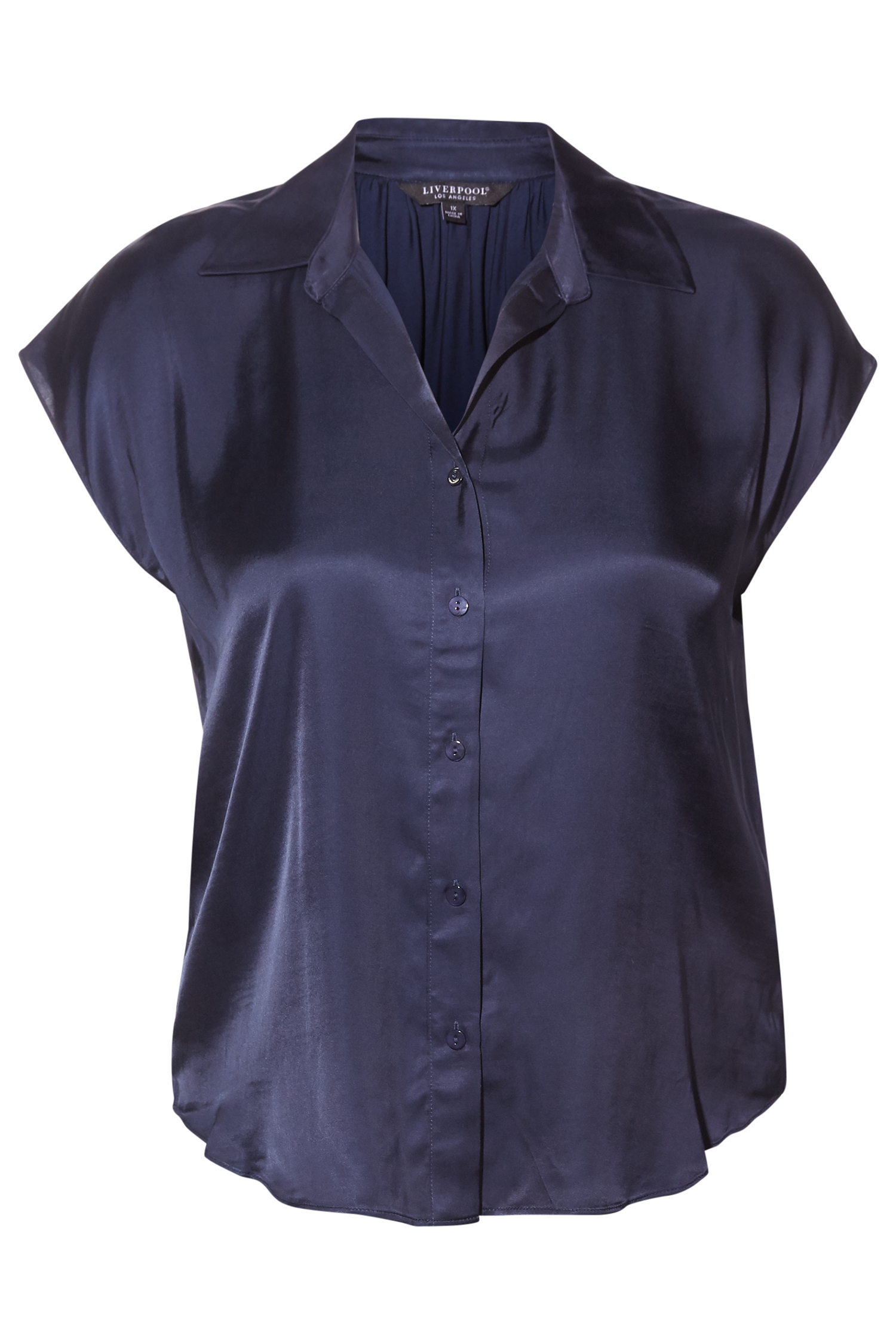 Liverpool Short Sleeve Button Up