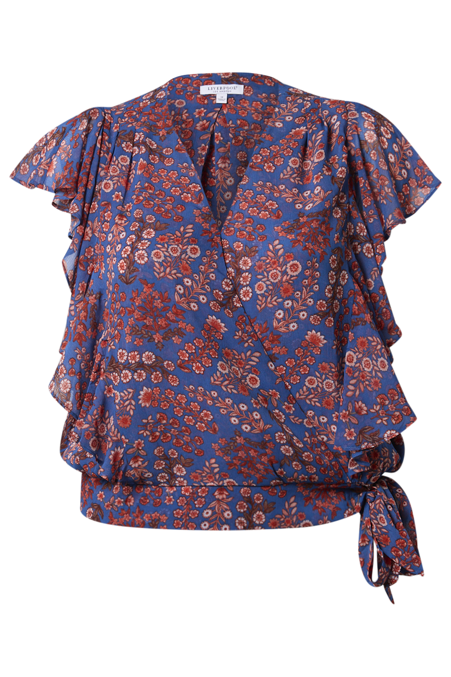 Liverpool Short Sleeve Print Top