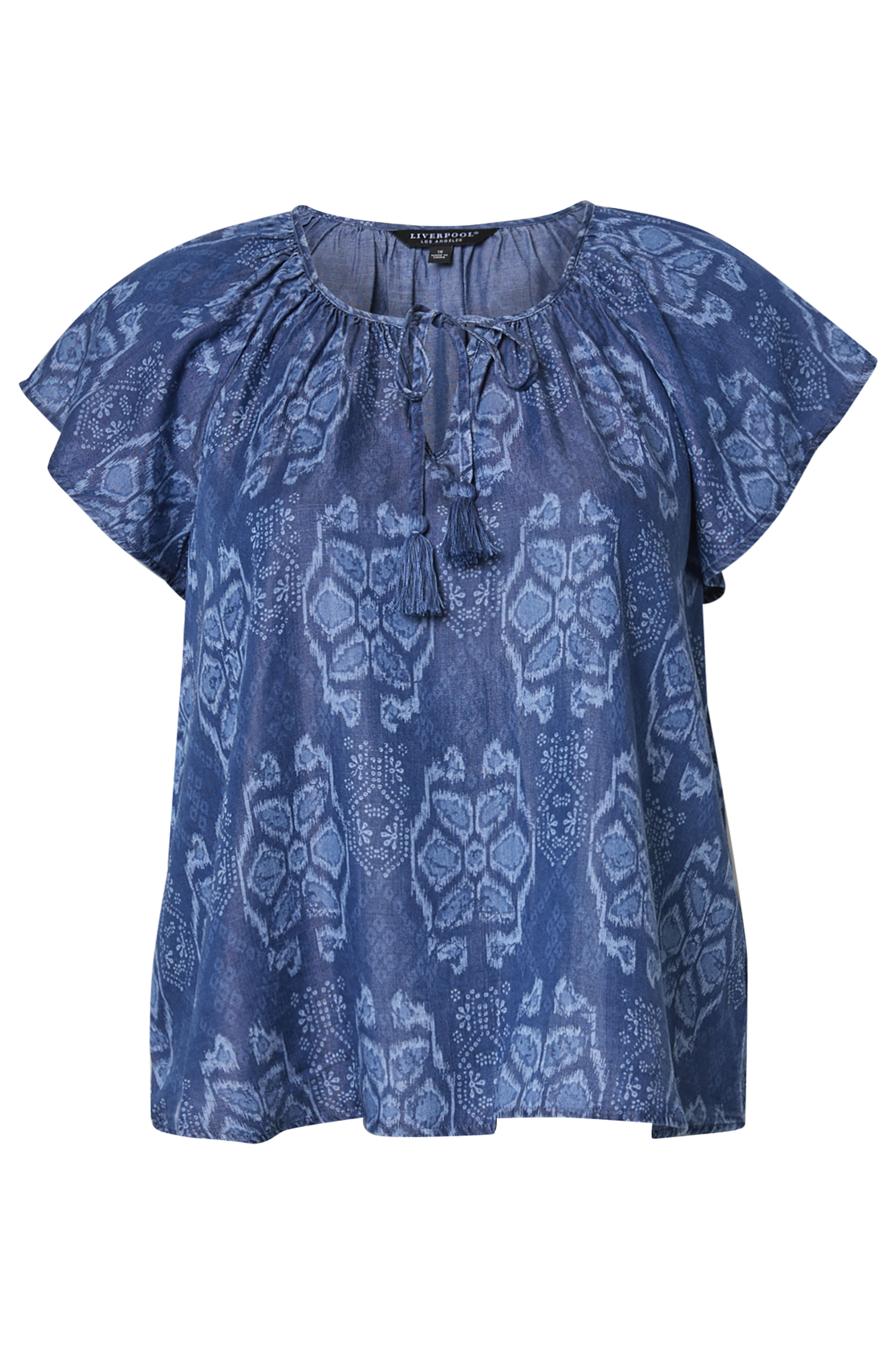 Liverpool Flutter Sleeve Top