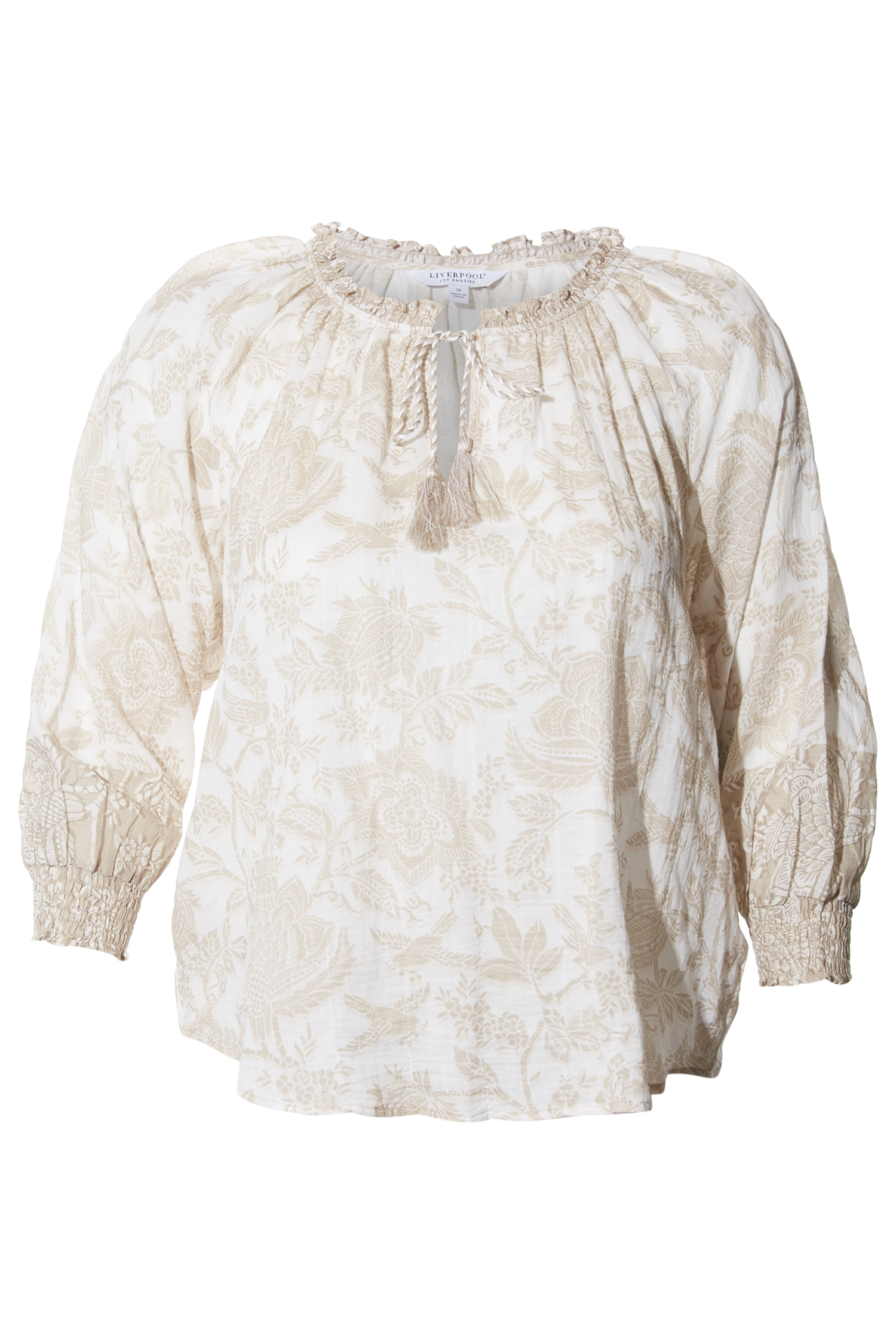 Liverpool Floral Raglan Top