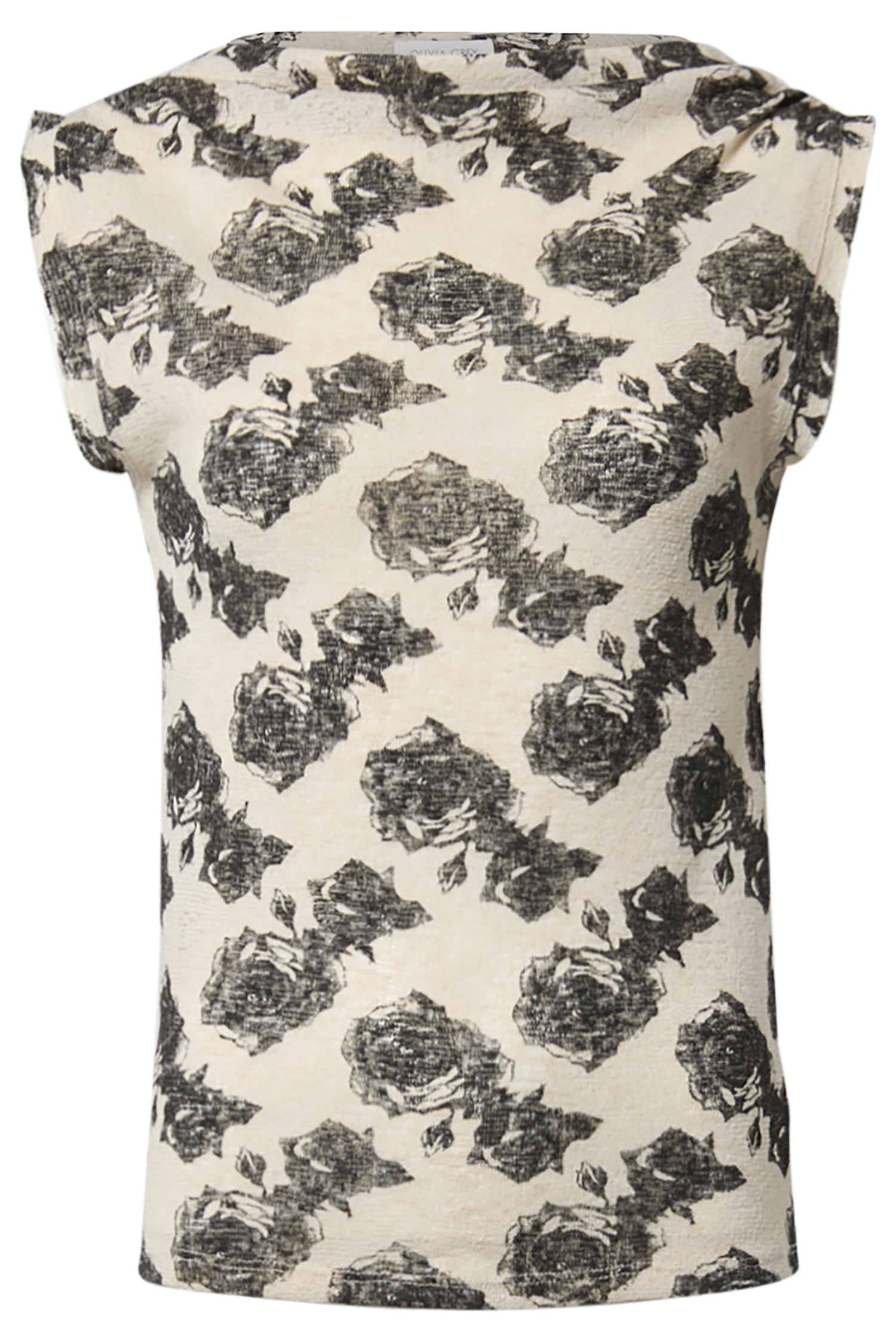 Floral Cowl Neck Top