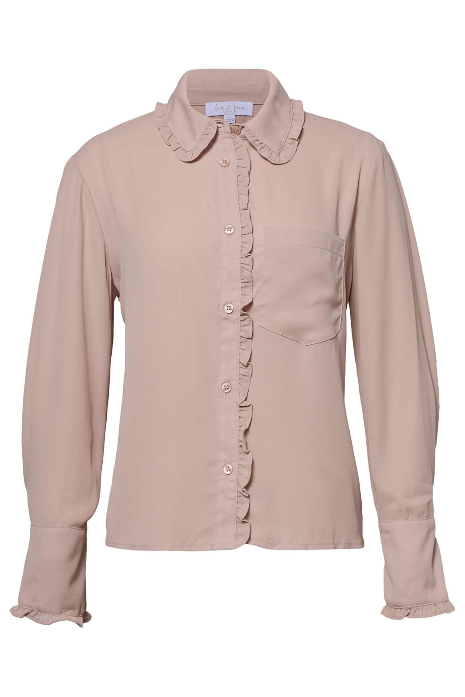 Button Front Blouse