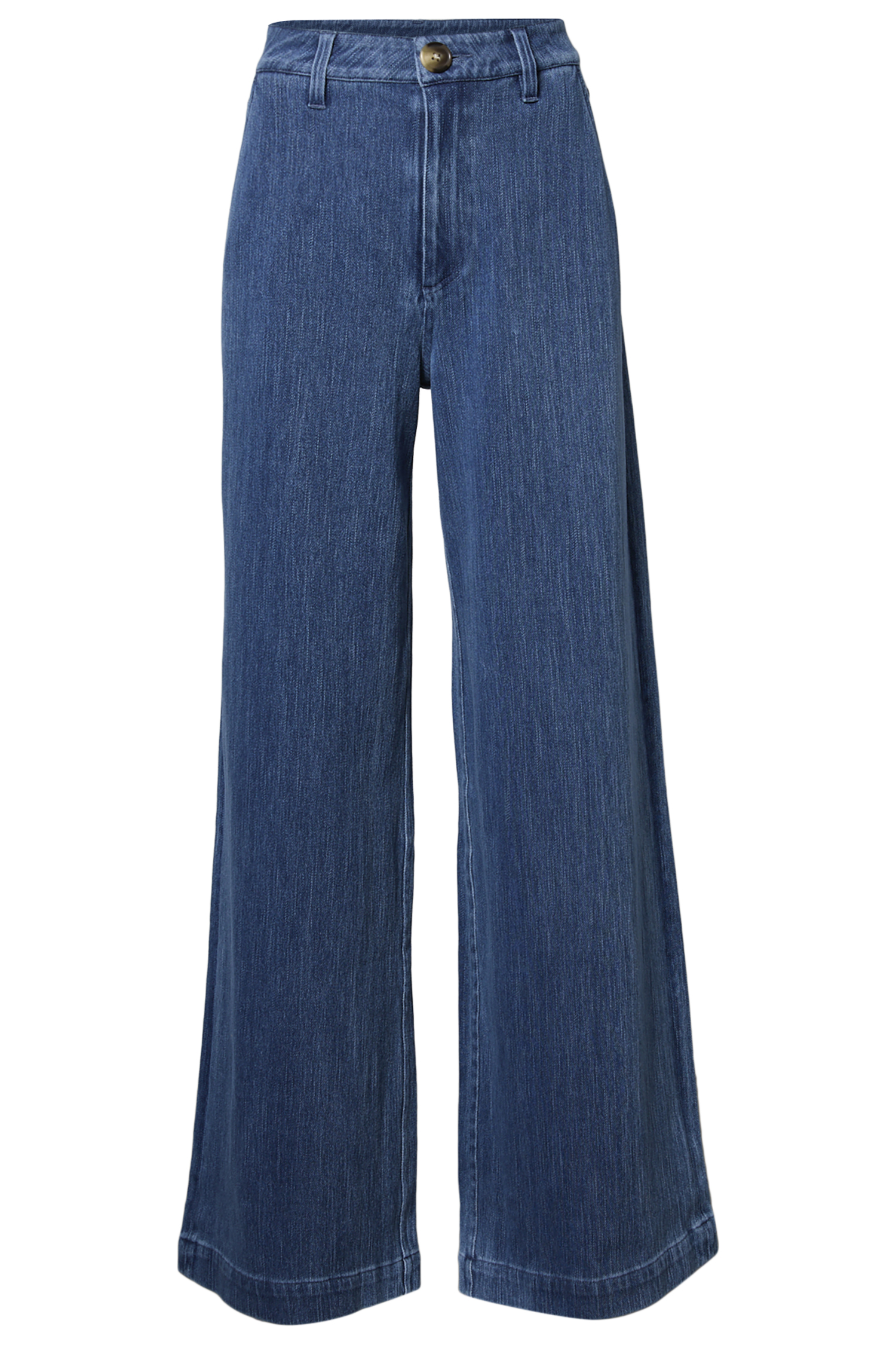 Knit Denim Wide Leg
