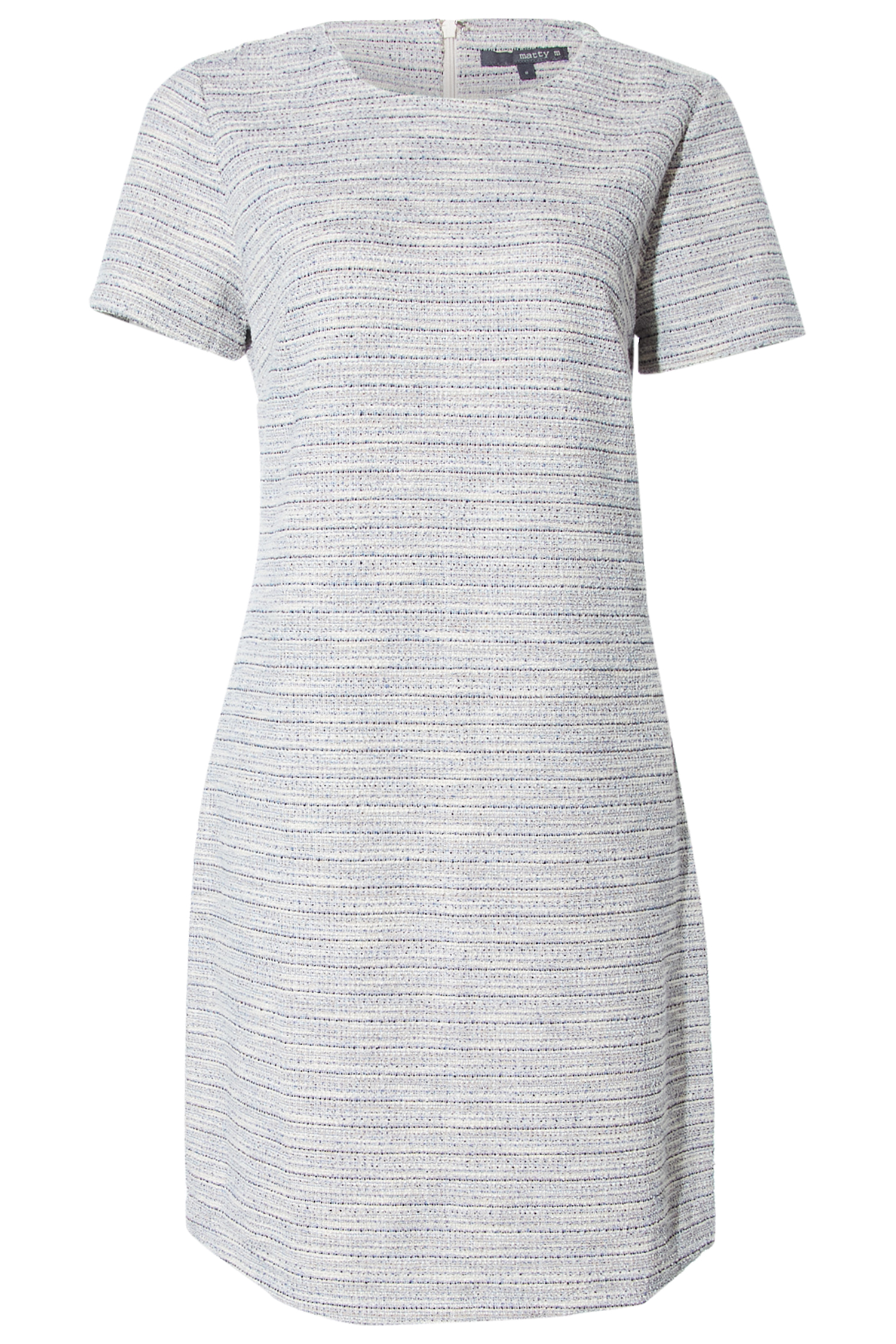 Textured Knit Short Sleeve Dress