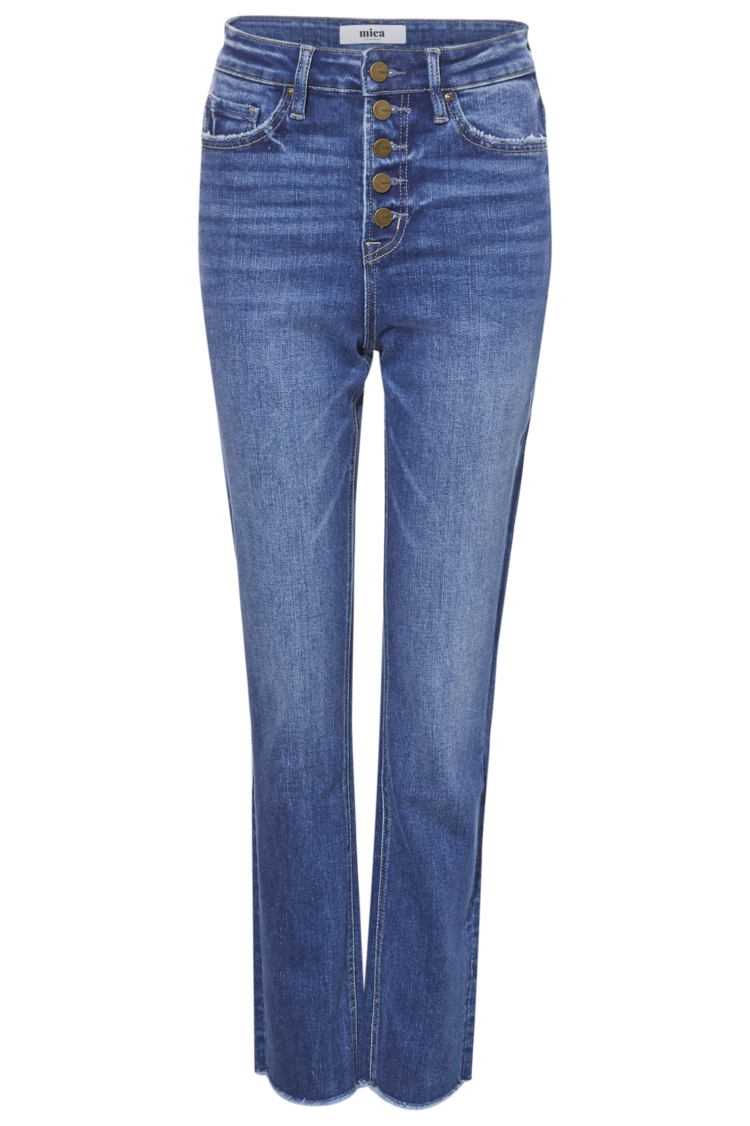 High Rise Straight Ankle Jean