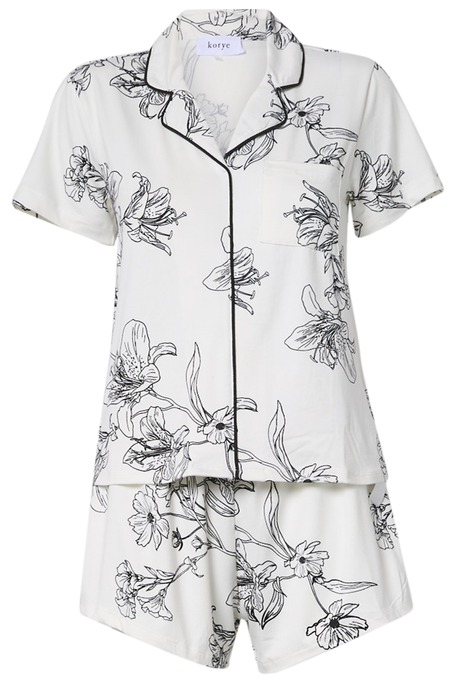 Printed Pajama Set