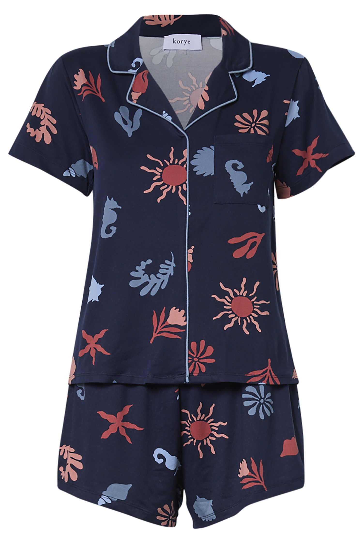 Printed Pajama Set