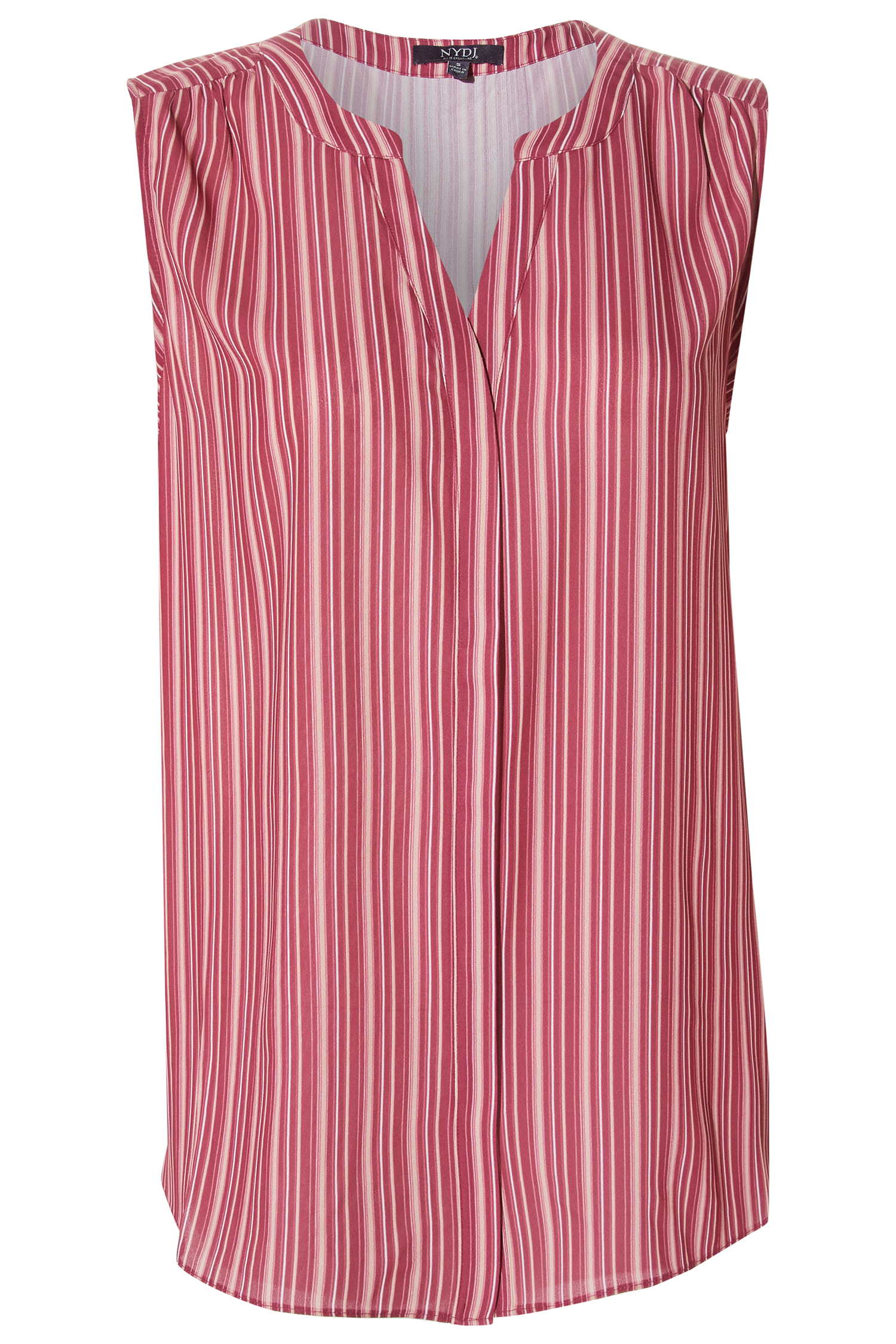 NYDJ Sleeveless Pintuck Blouse