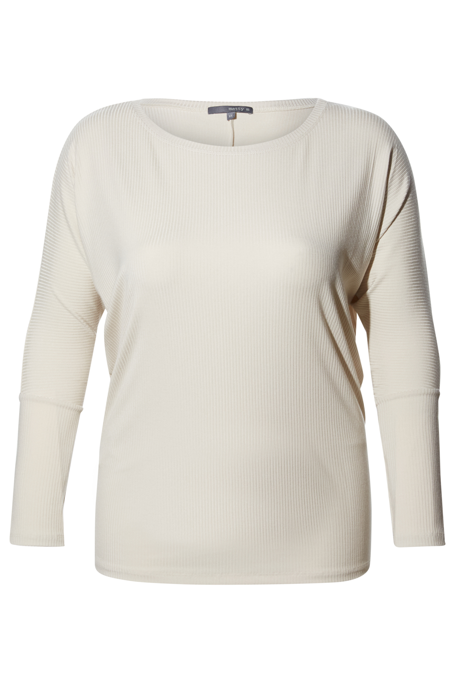 Ribbed Dolman Sleeve Top