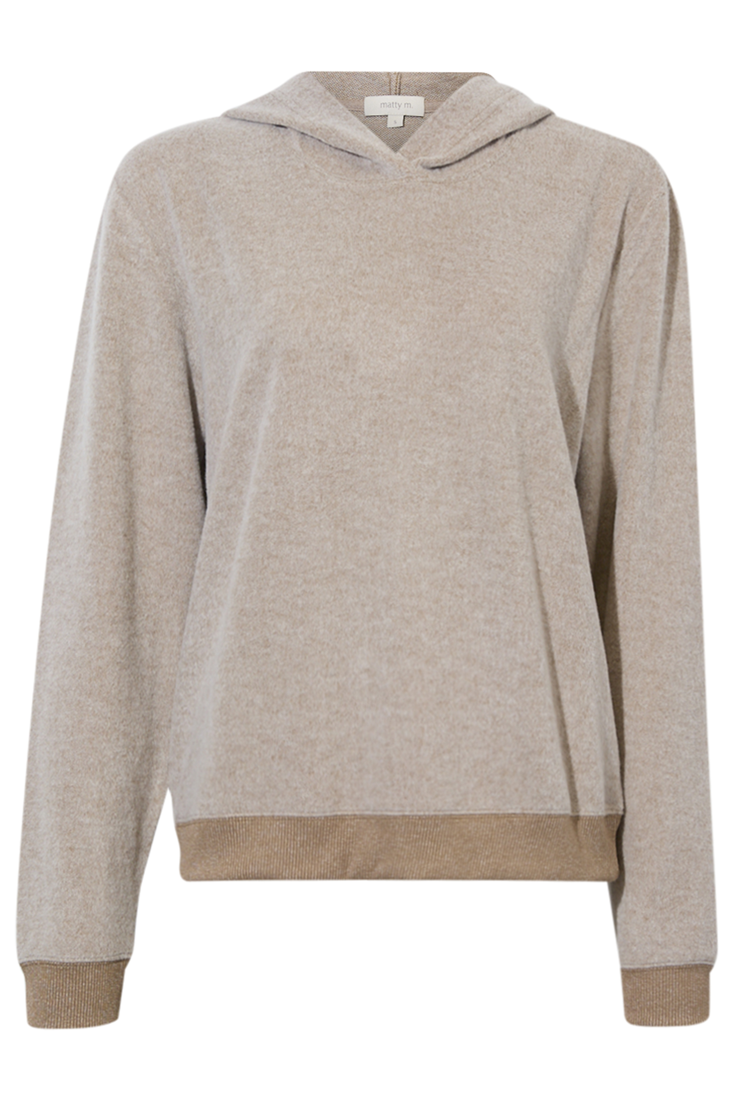 Contrast Rib Hoodie