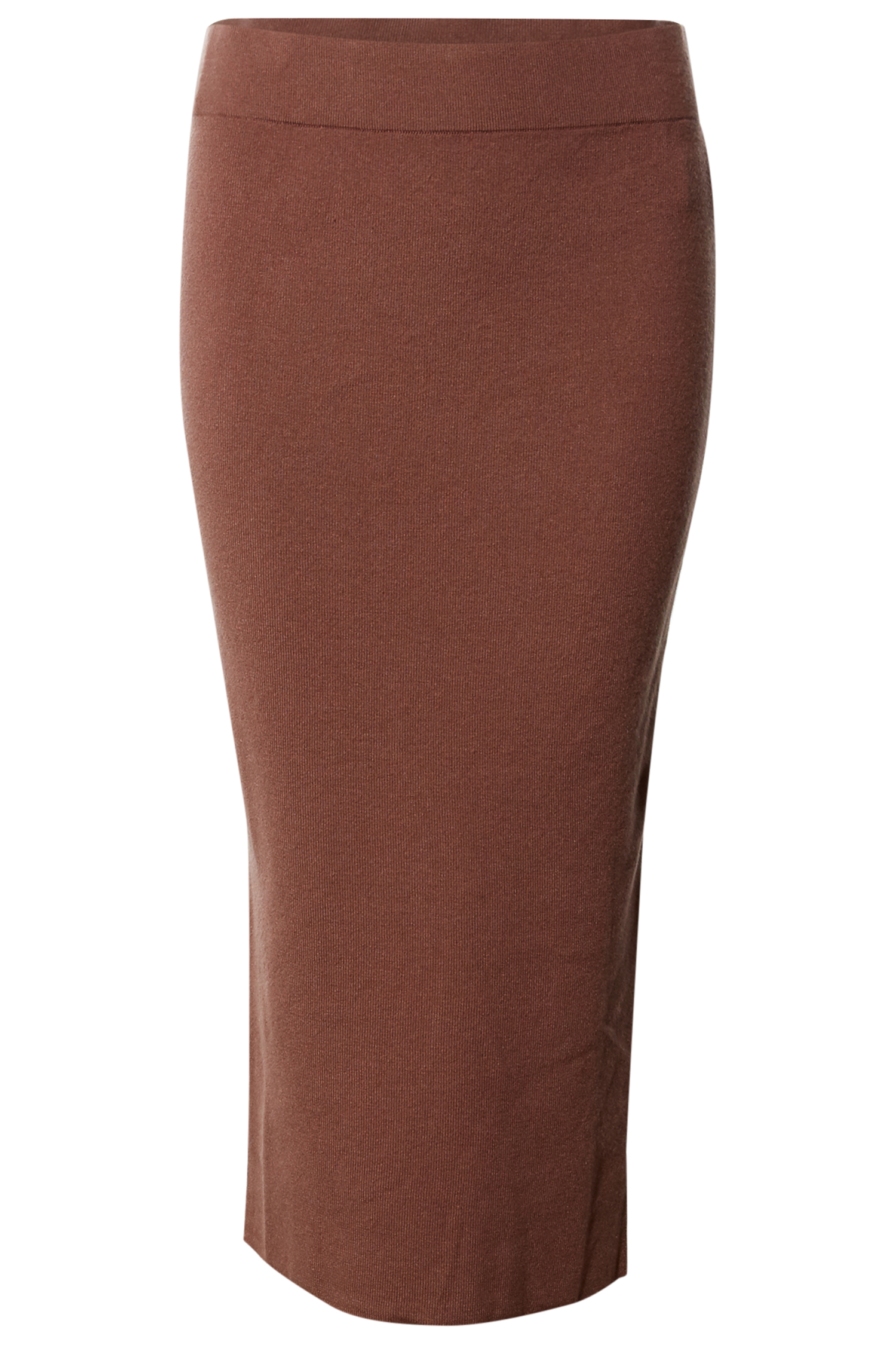 Ribbed Sweater Midi Skirt