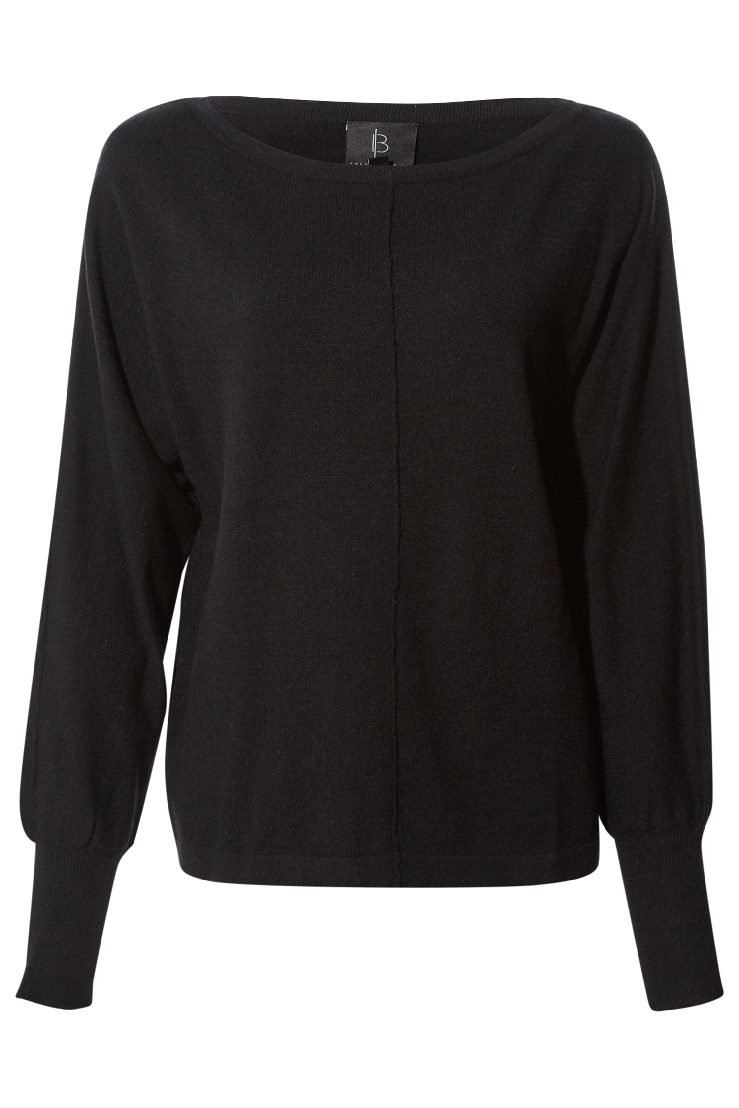 Ribbed Boatneck Long Sleeve