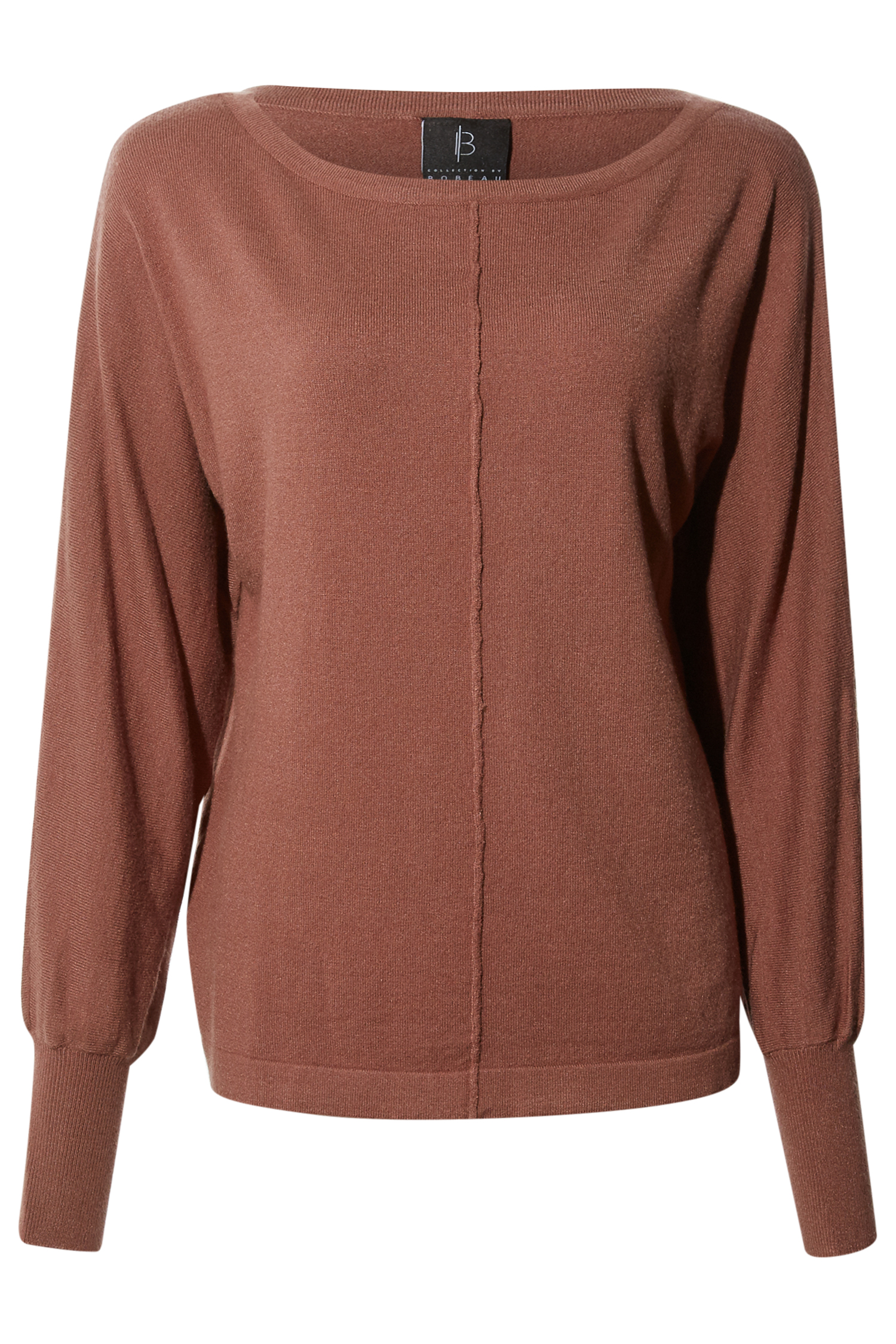 Ribbed Boatneck Long Sleeve