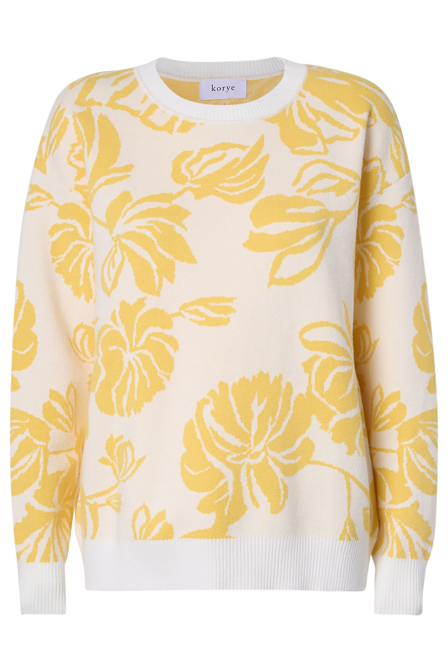 Crewneck Floral Sweater