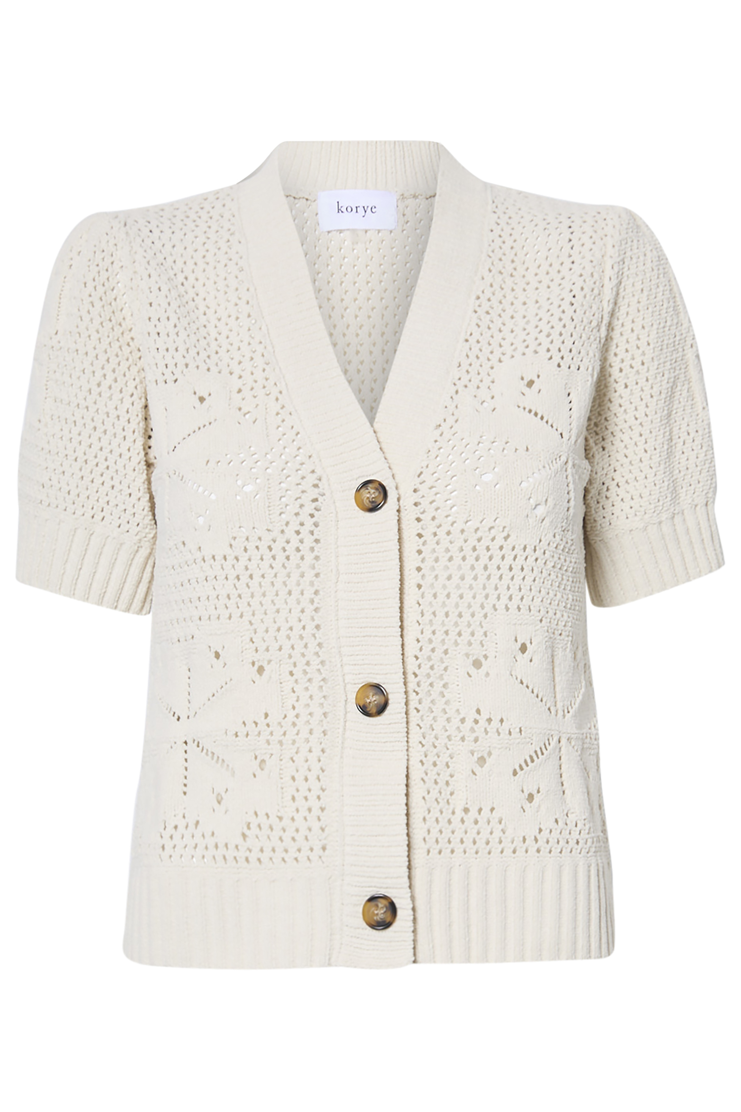 Crochet Button Front Cardigan