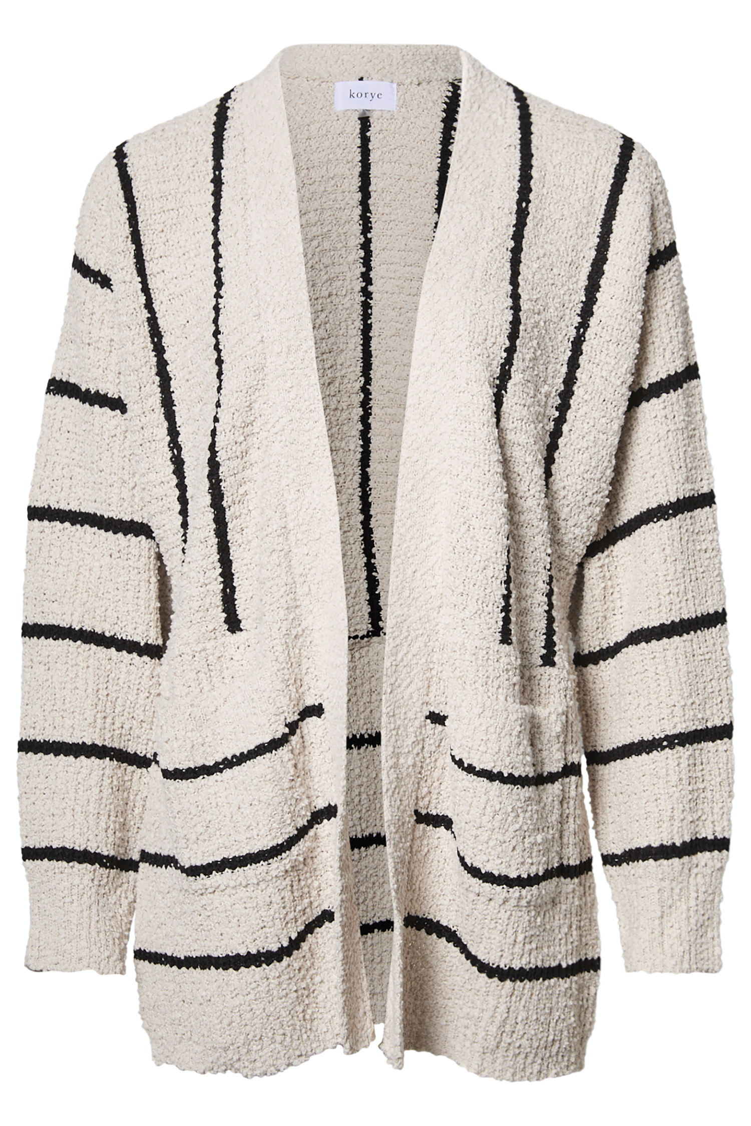 Striped Boucle Cardigan