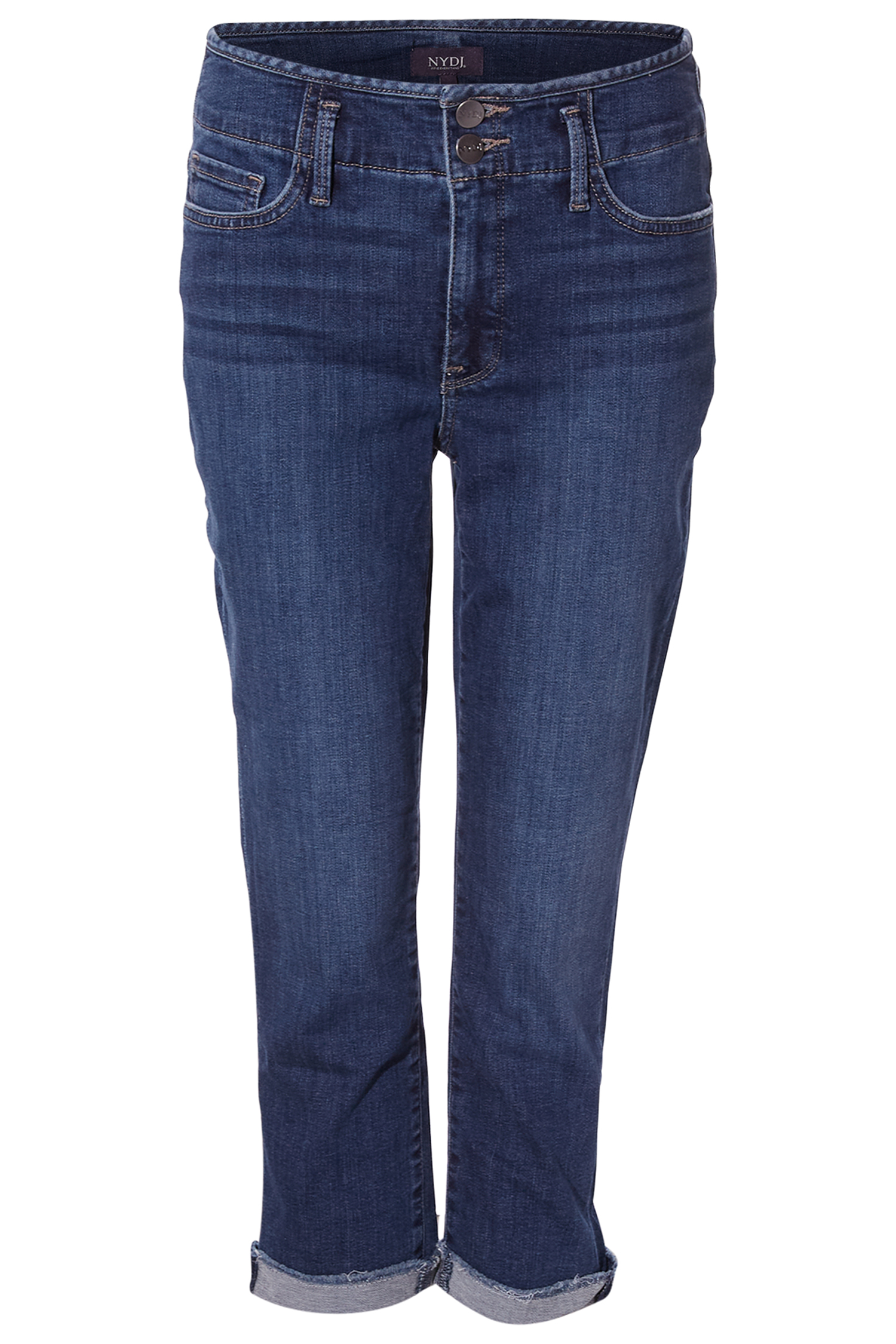 NYDJ Mid Rise Cuffed Capris