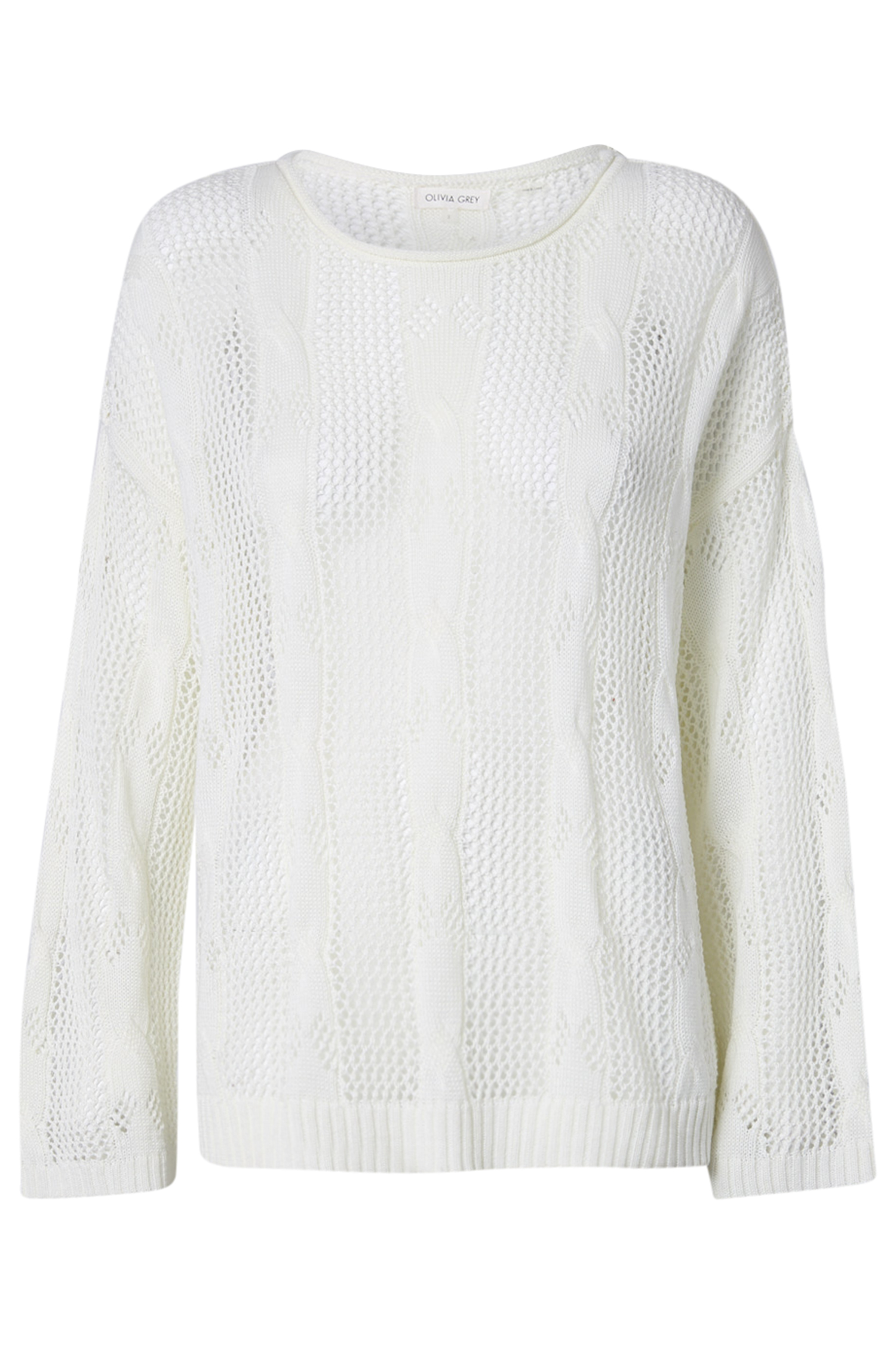 Long Sleeve Open Crochet Top