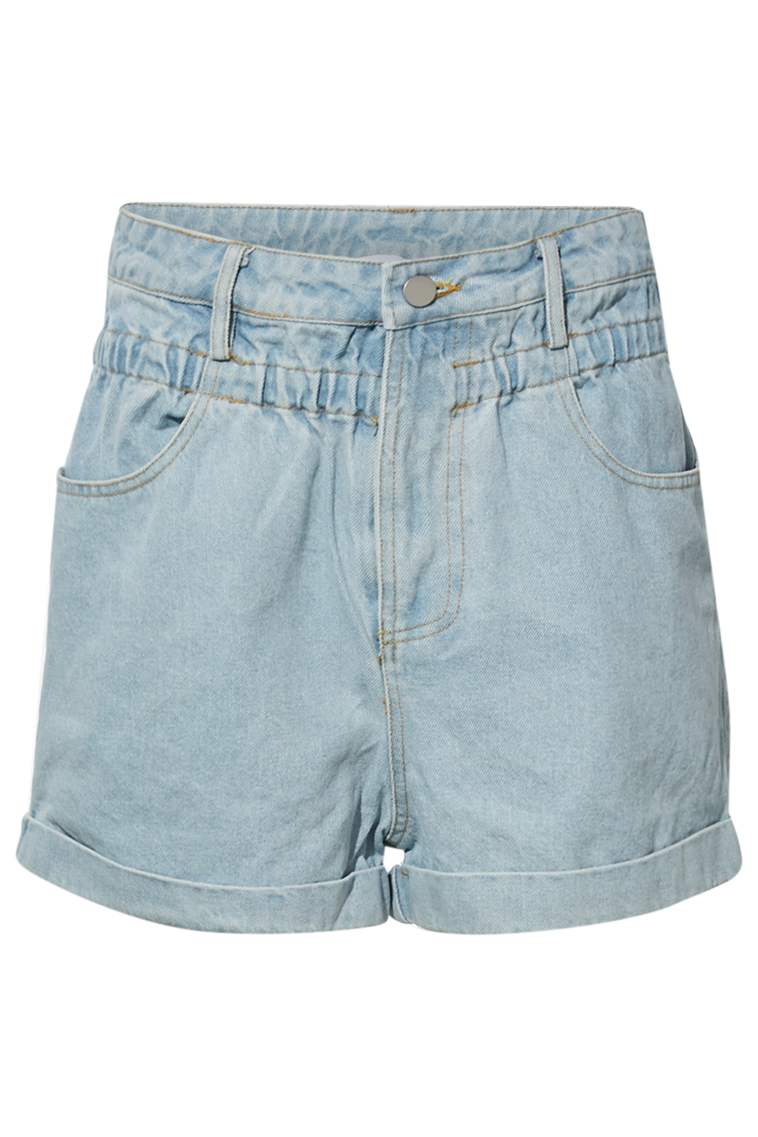 High Rise Denim Shorts