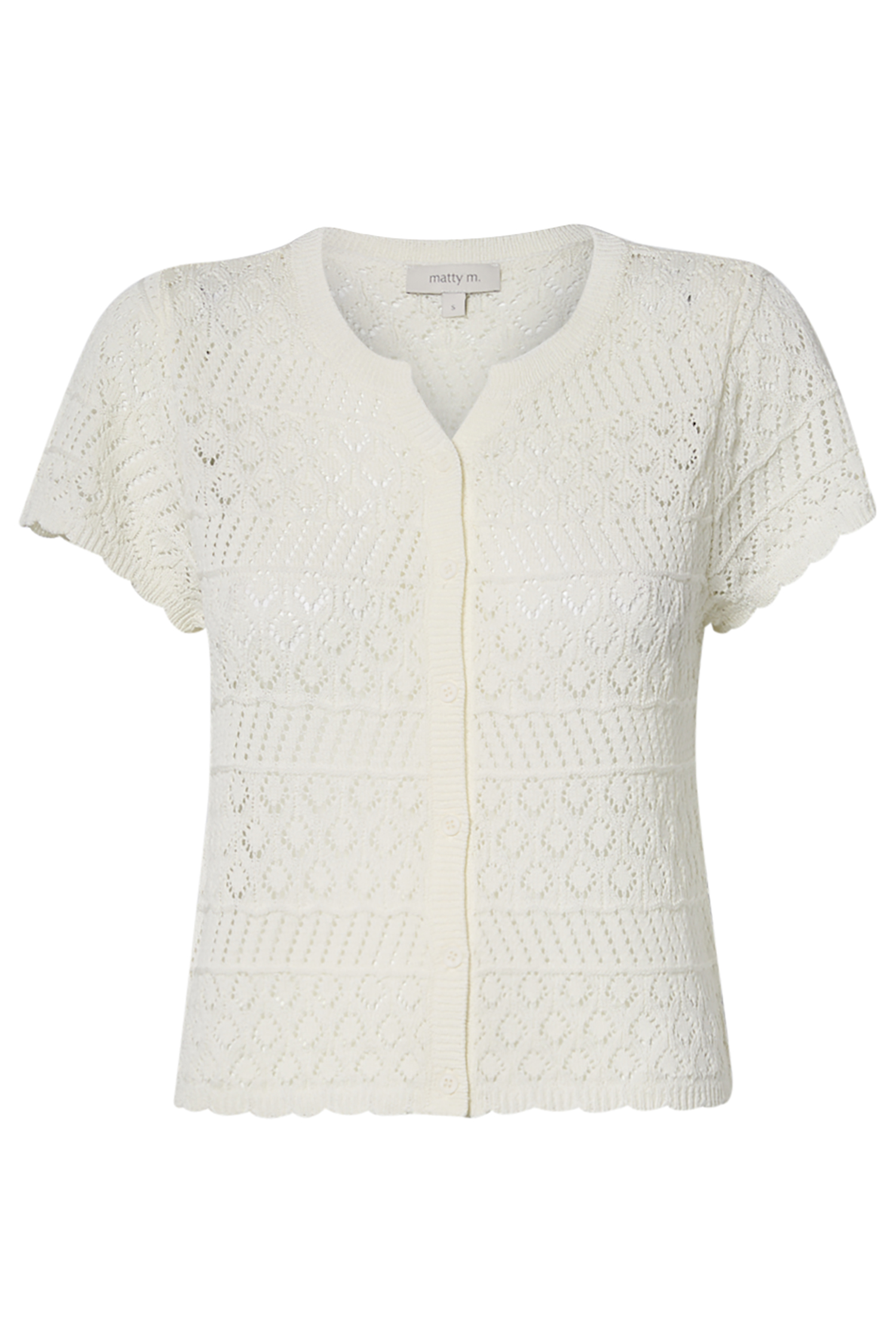 Crochet Button Front Top