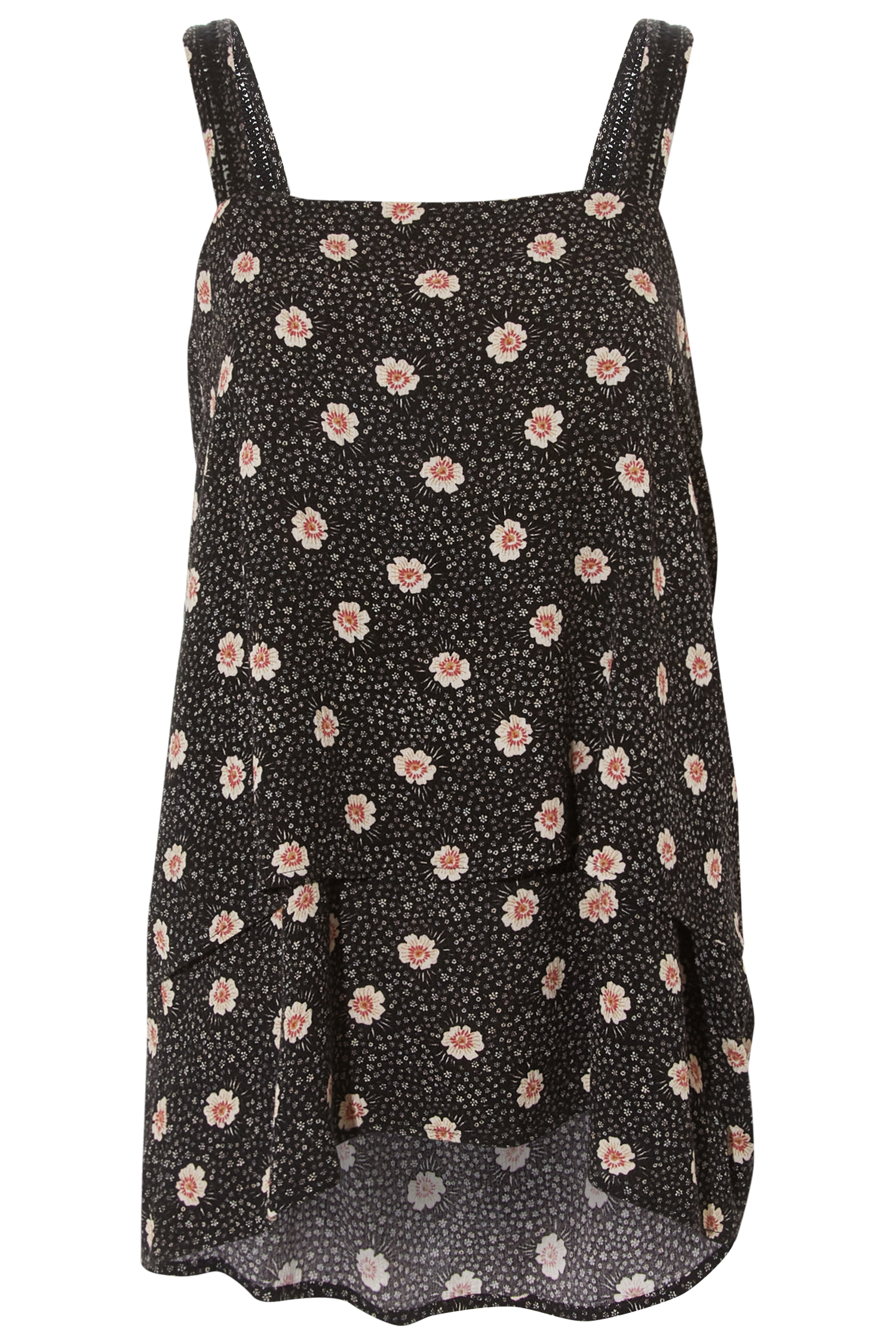 Floral Double Layer Tank