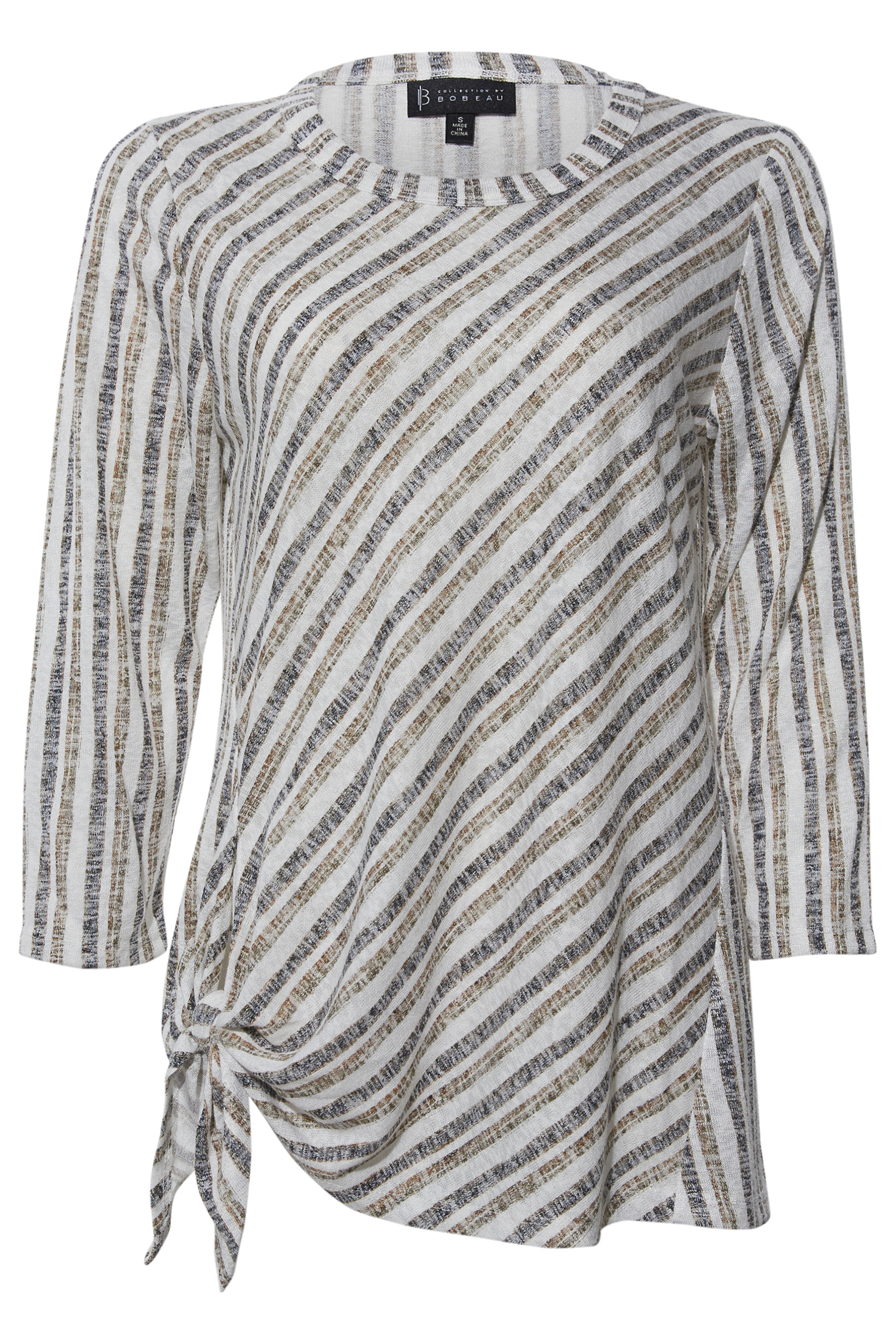 3/4 Sleeve Side Tie Top