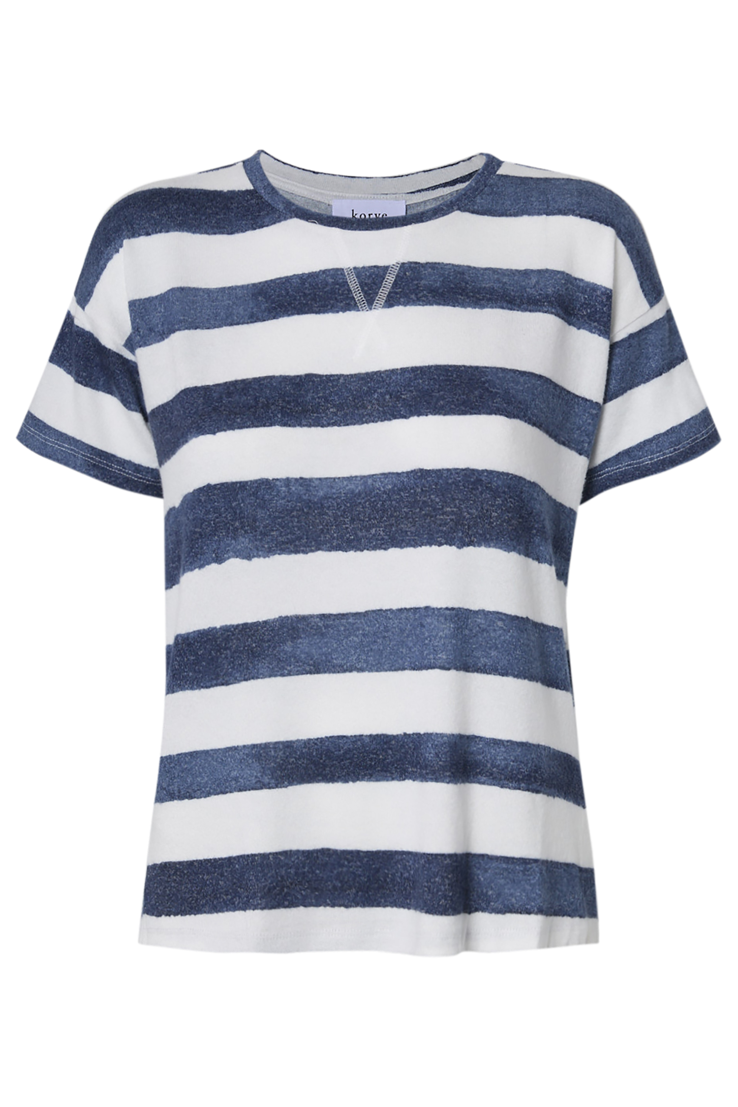 Stripe Crew Neck Tee