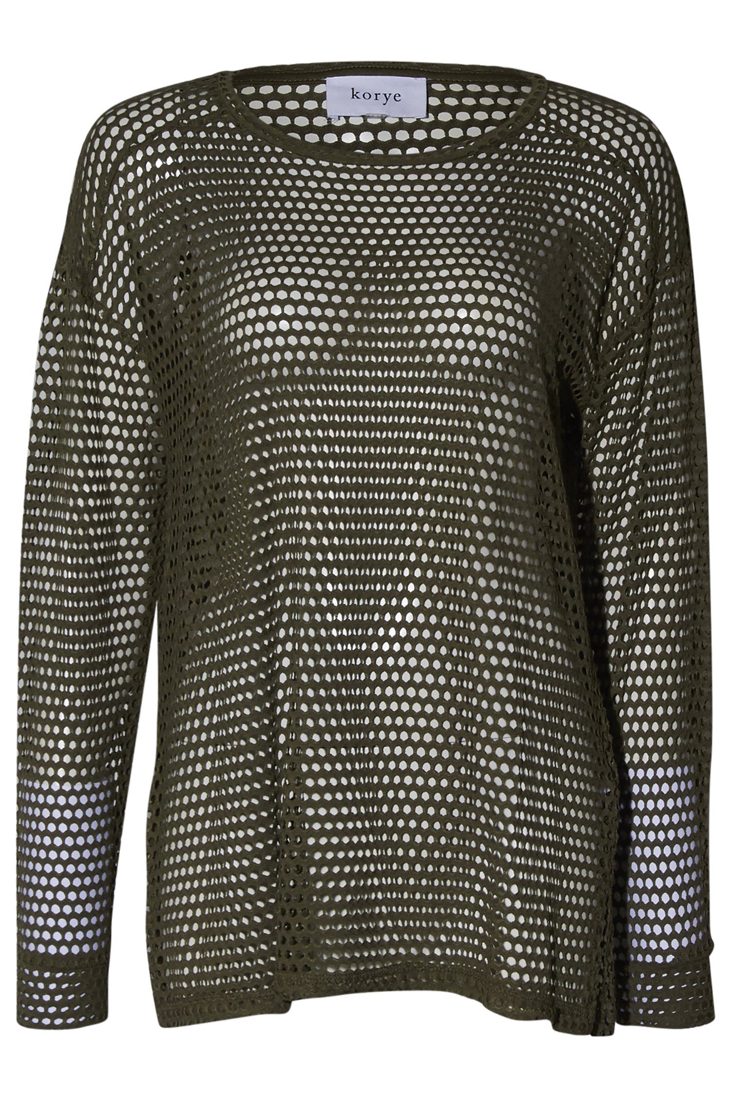 Netted Long Sleeve Top