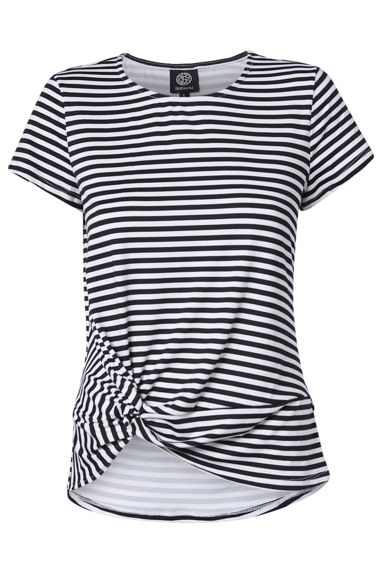 Side Knot Short Sleeve Top