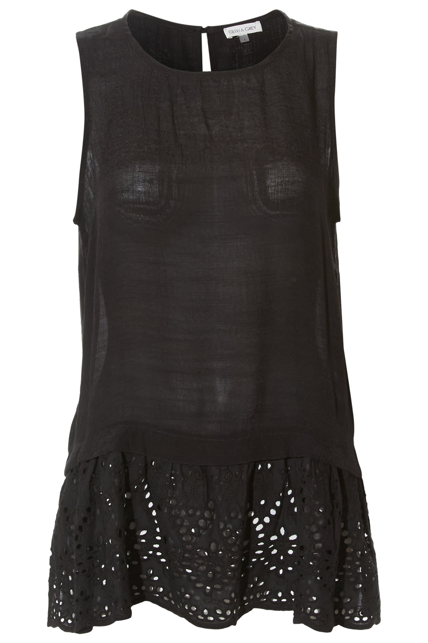 Eyelet Lace Edge Top