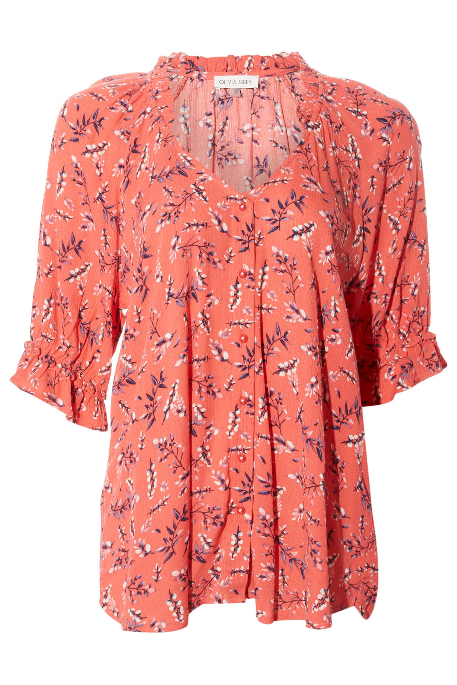 Printed Button Up