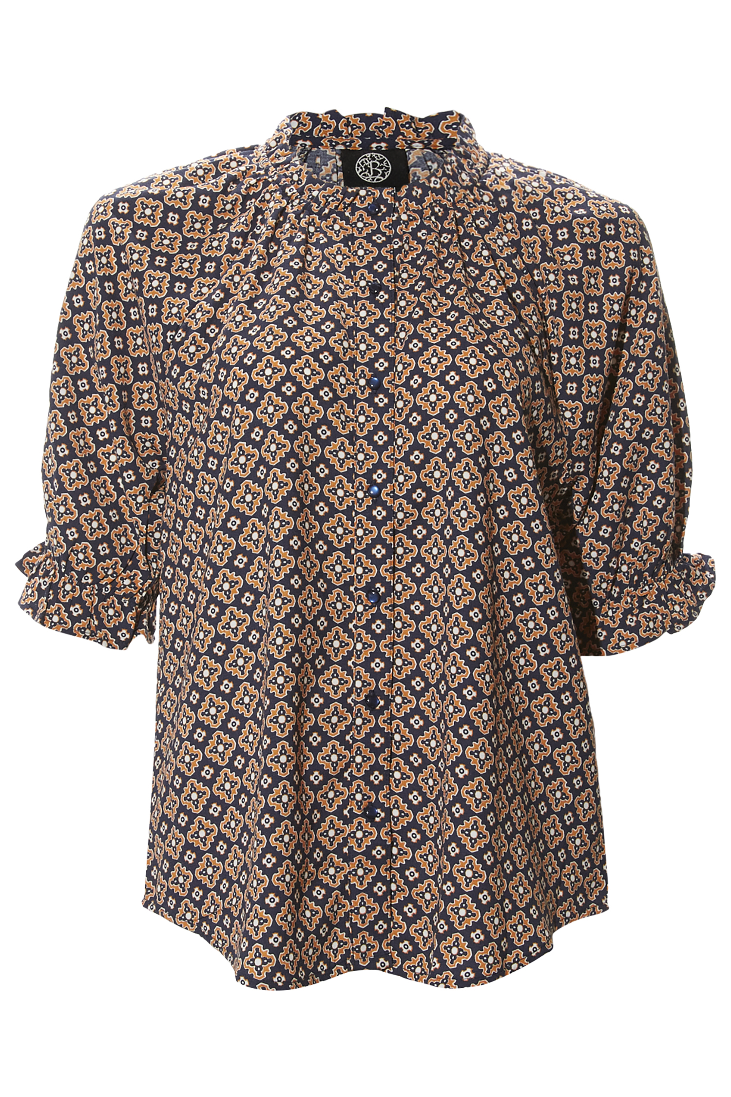 Ruffle Neck Blouse