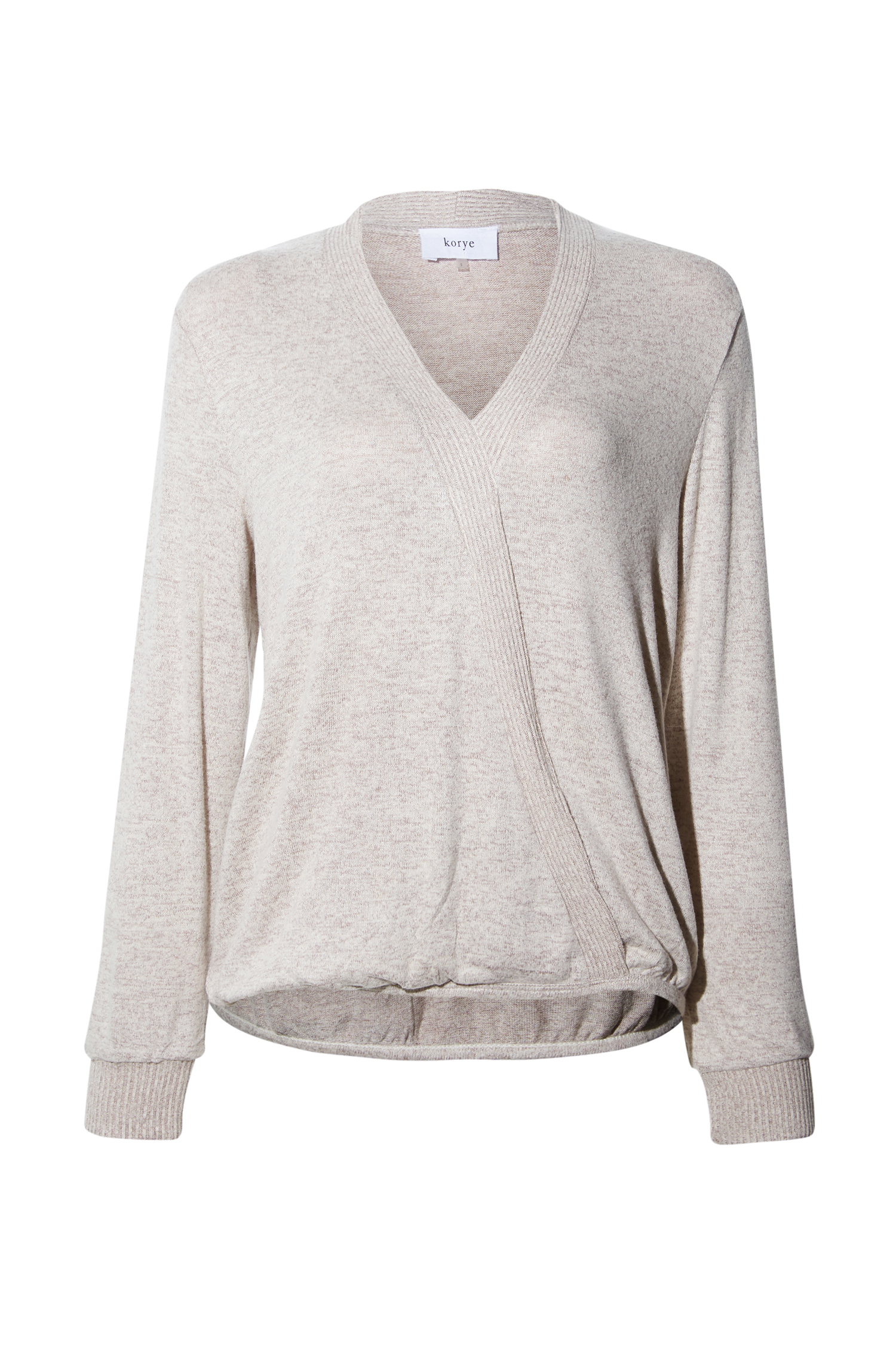Surplice Long Sleeve Top