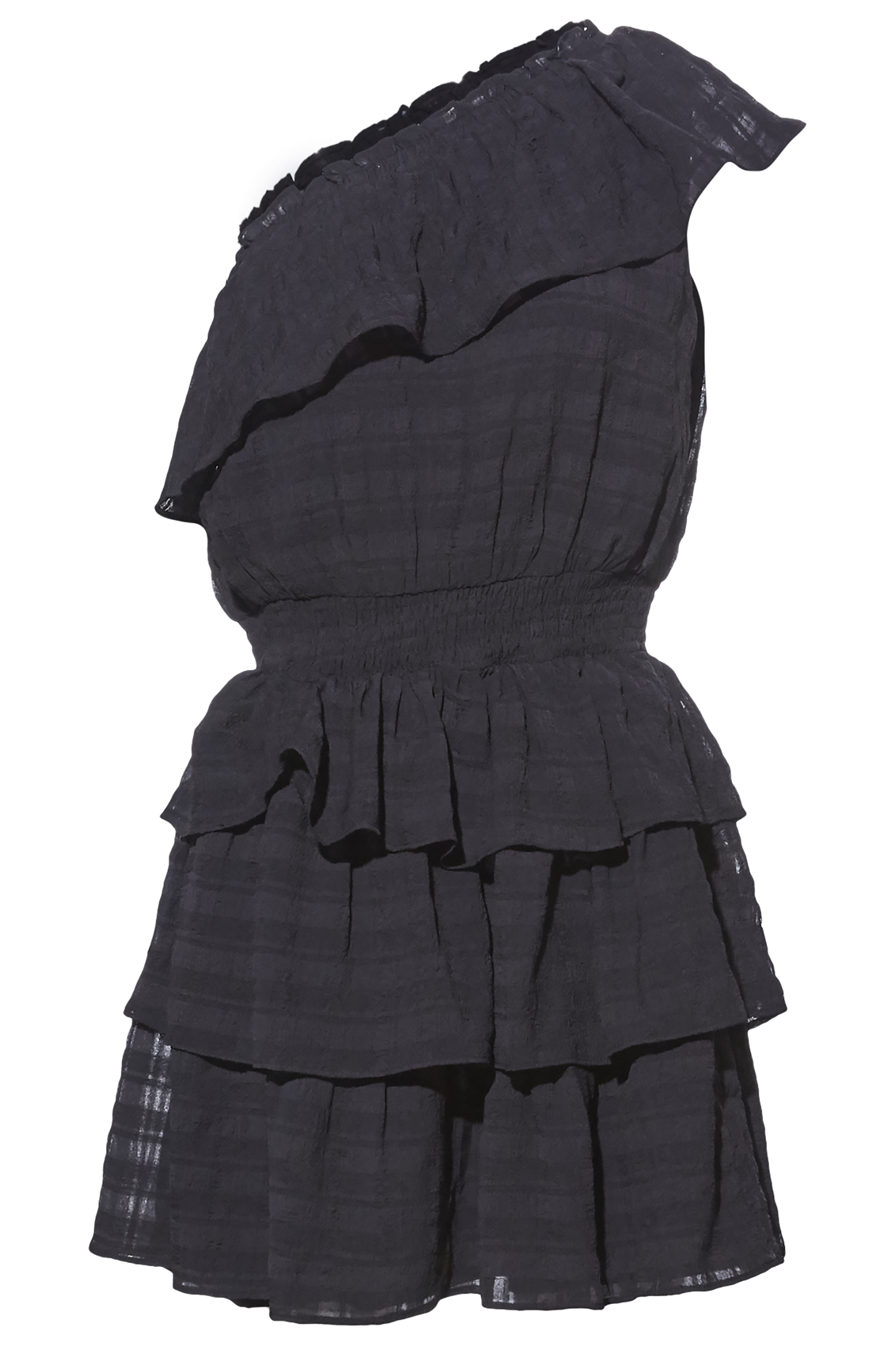 One Shoulder Tiered Dress