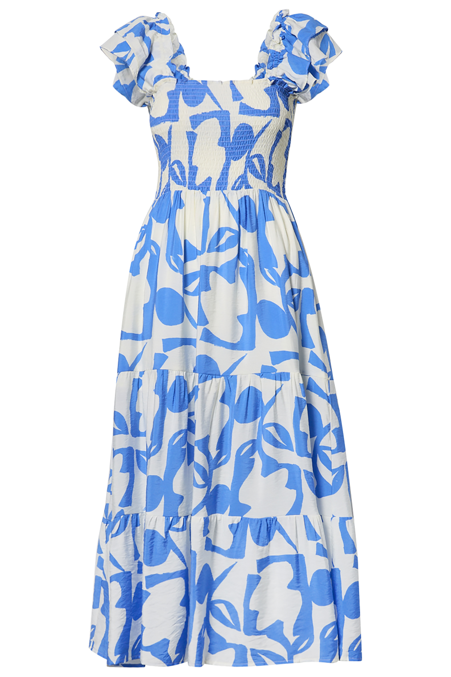 Printed Midi Dress