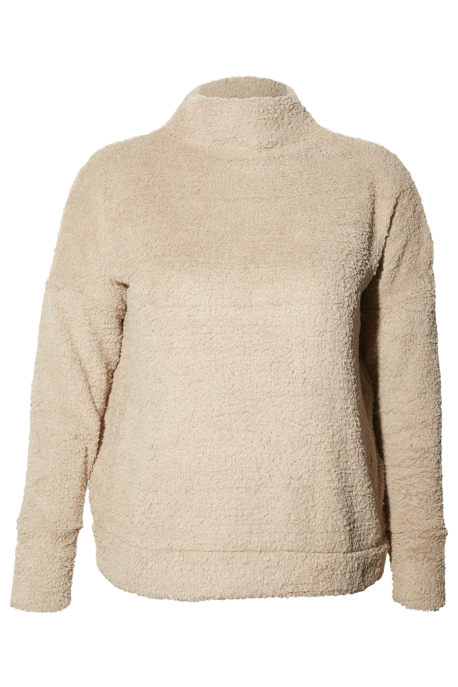 High Neck Sherpa Pullover