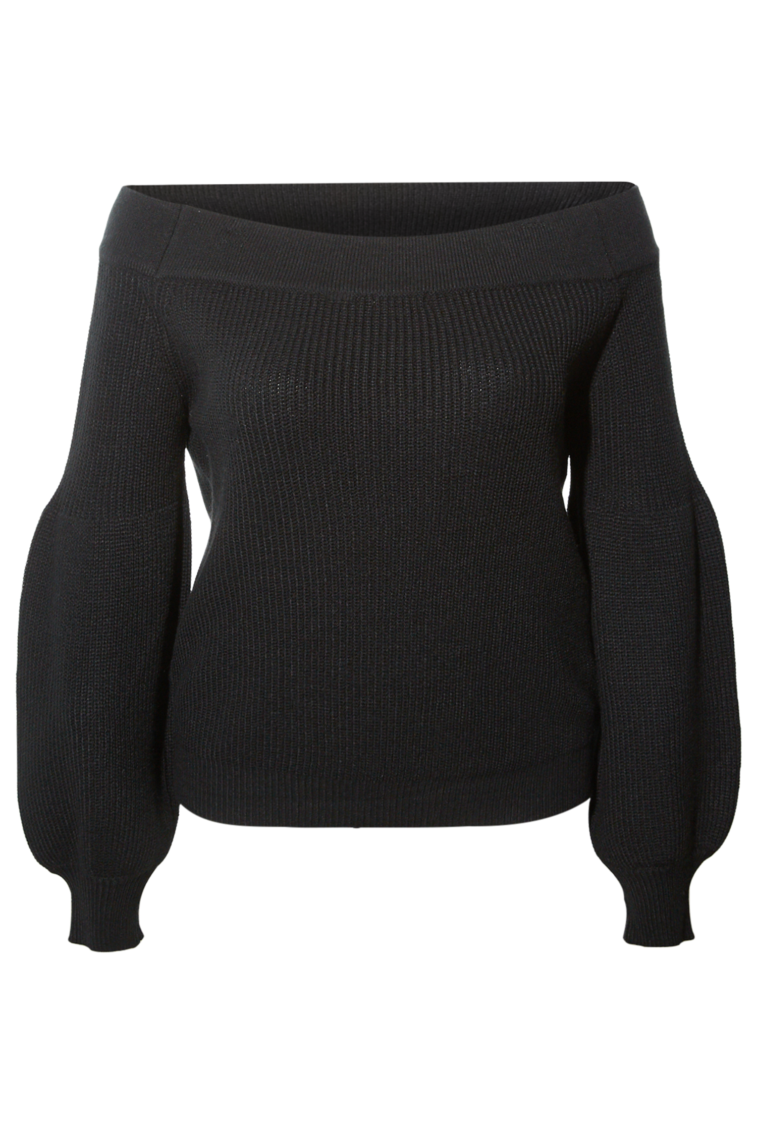 Statement Sleeves Knit Sweater
