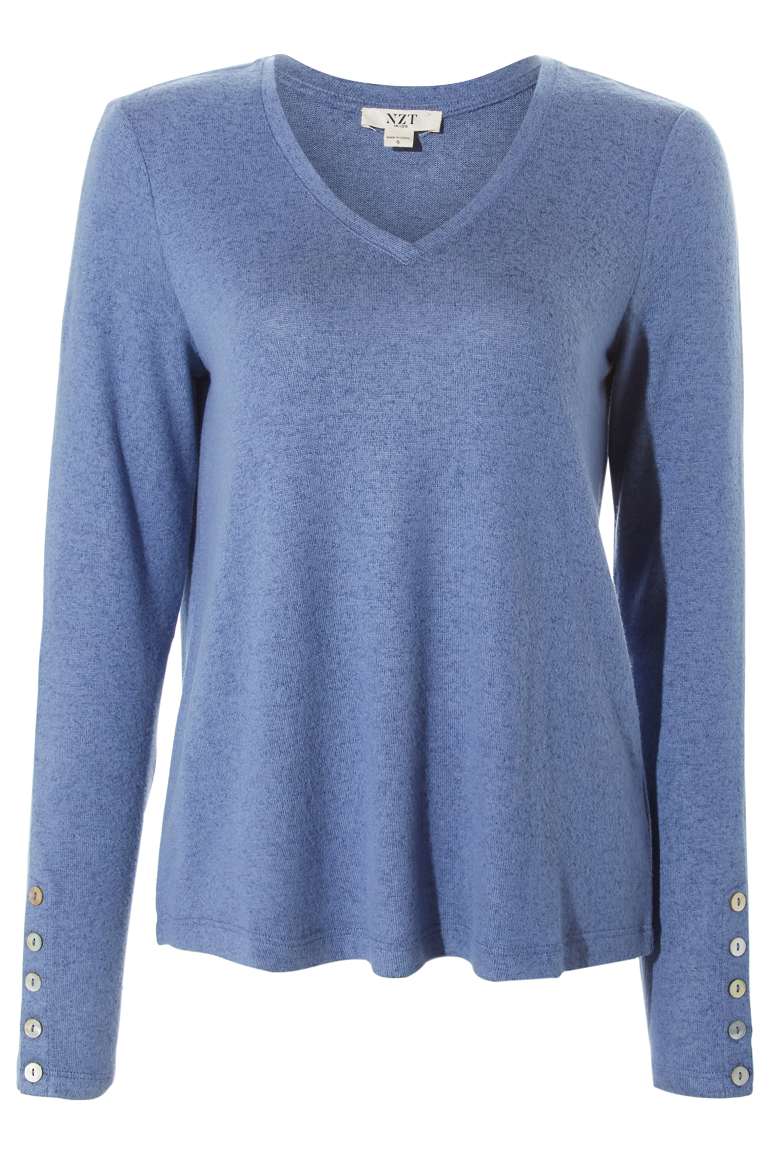 NIC+ZOE Button Sleeve Top