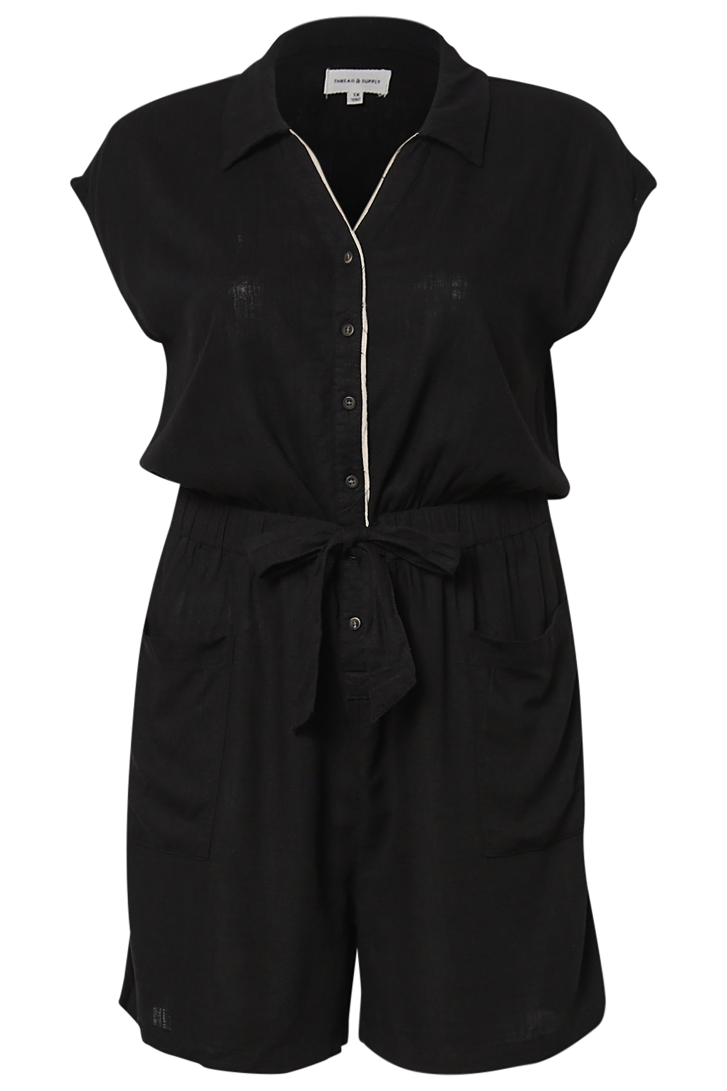 Thread & Supply Tie Waist Romper