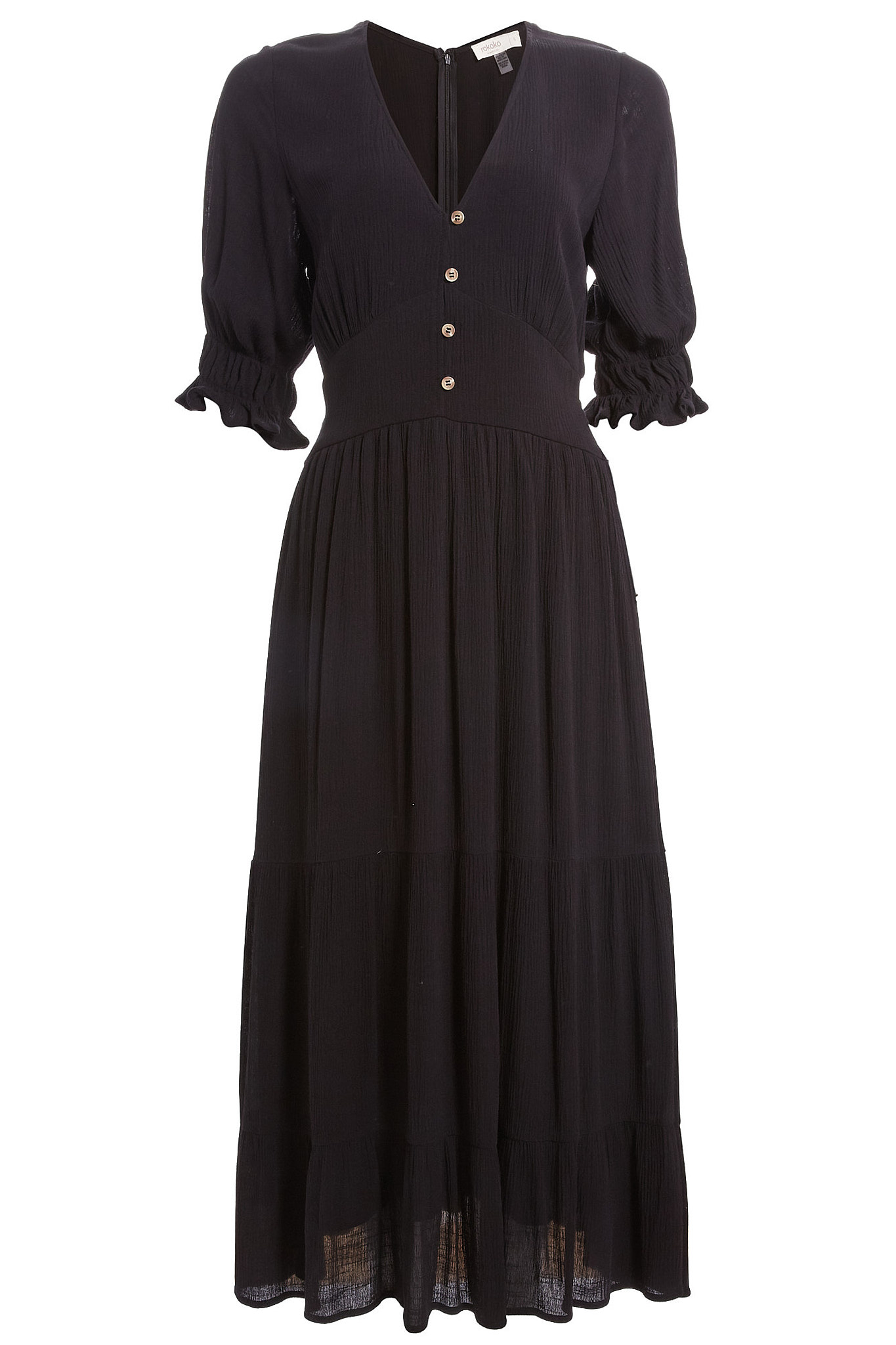Button Up Midi Dress