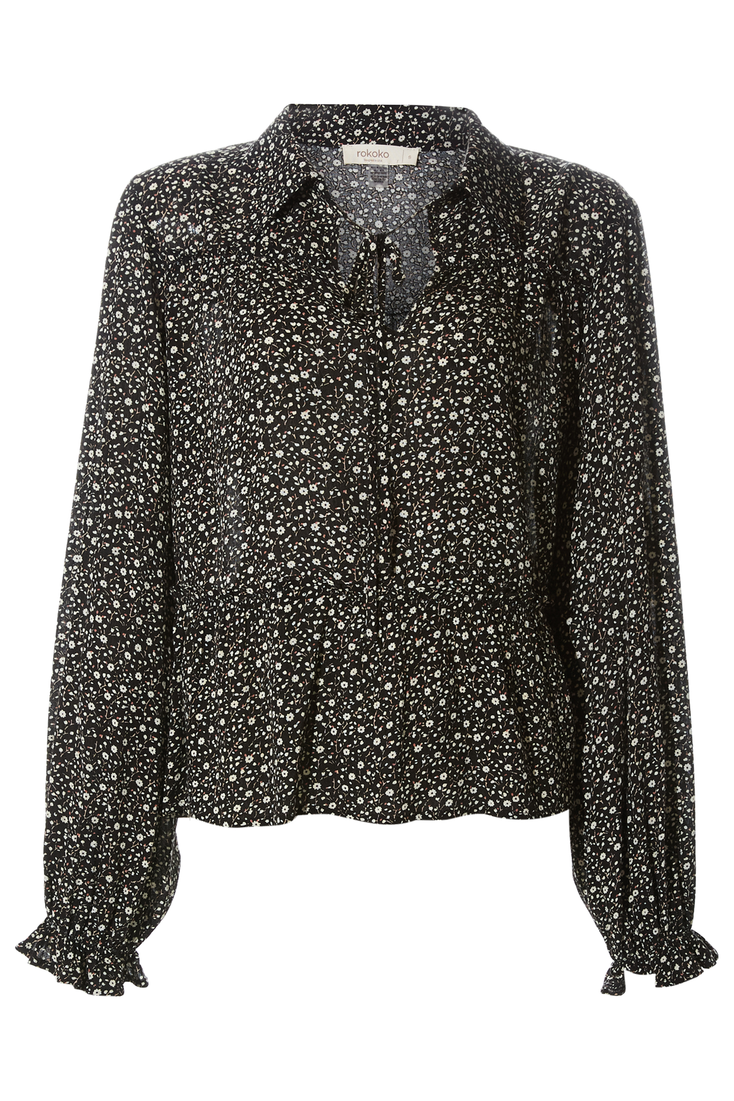 Floral Peplum Top