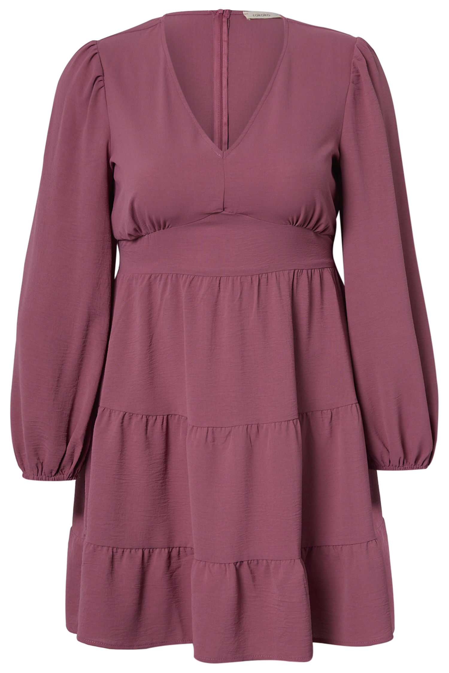 Long Sleeve V-Neck Dress