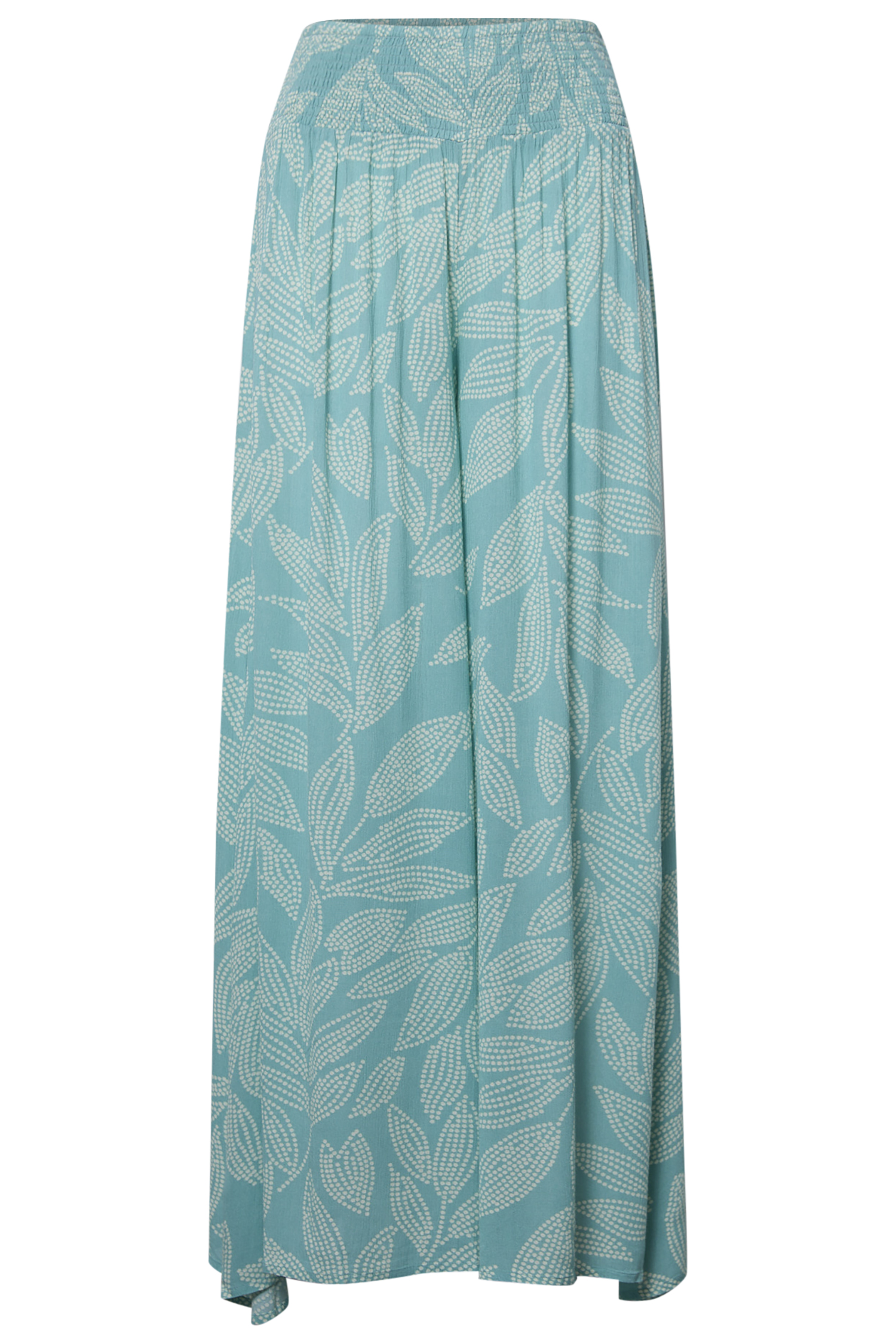 Printed Wide Leg Pants
